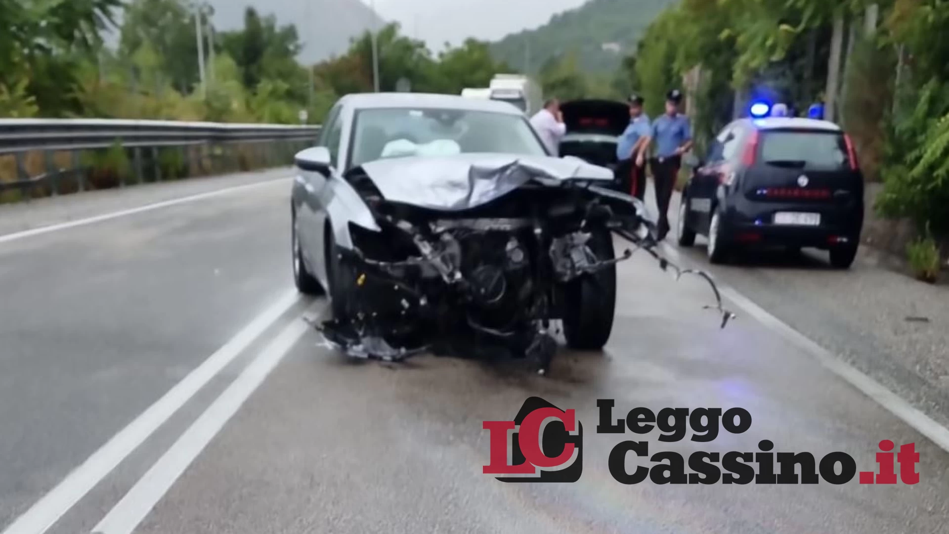 Frontale sulla Superstrada Cassino-Sora, tre feriti