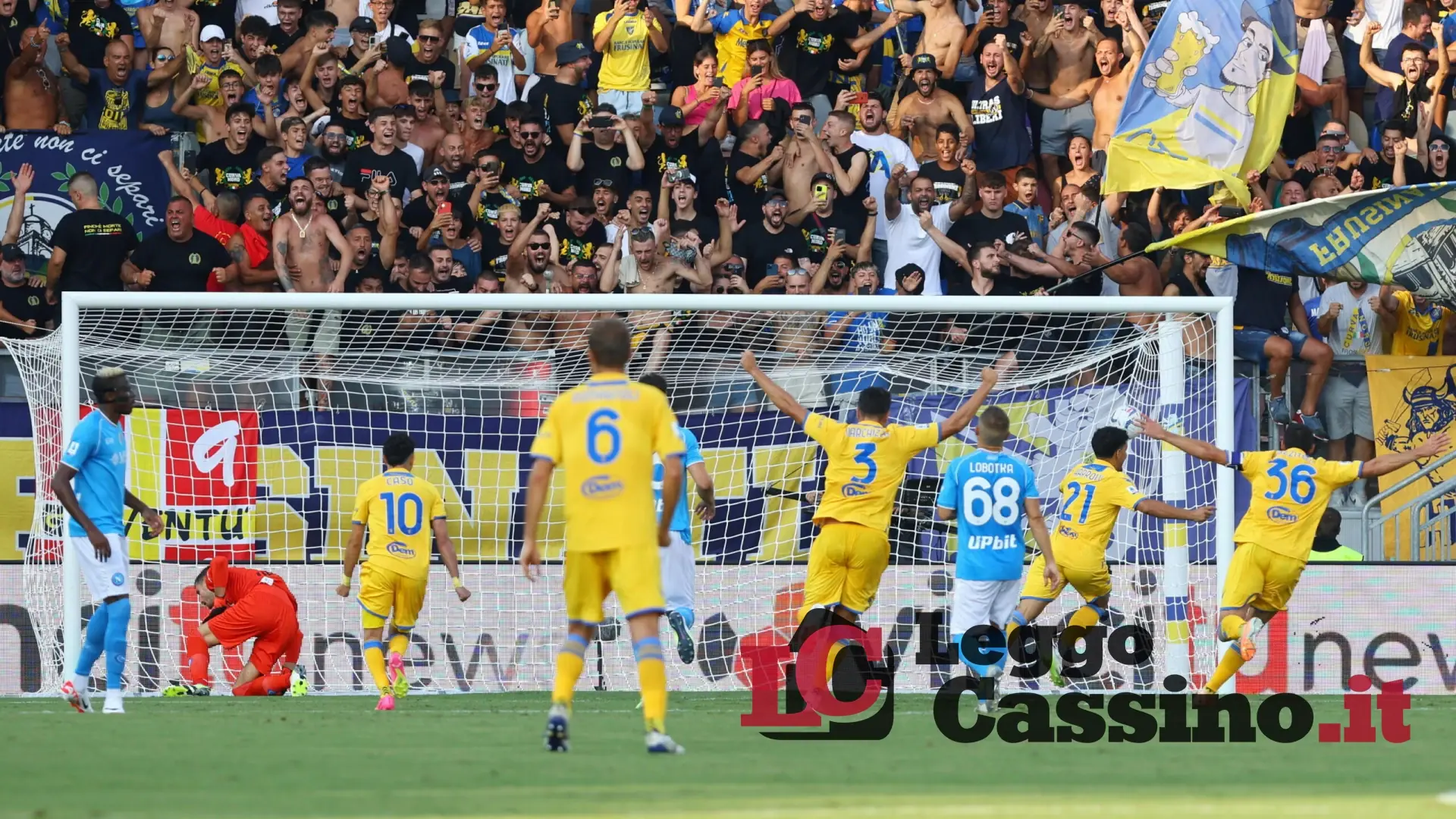 Frosinone-Napoli, scatta il Daspo per un tifoso partenopeo