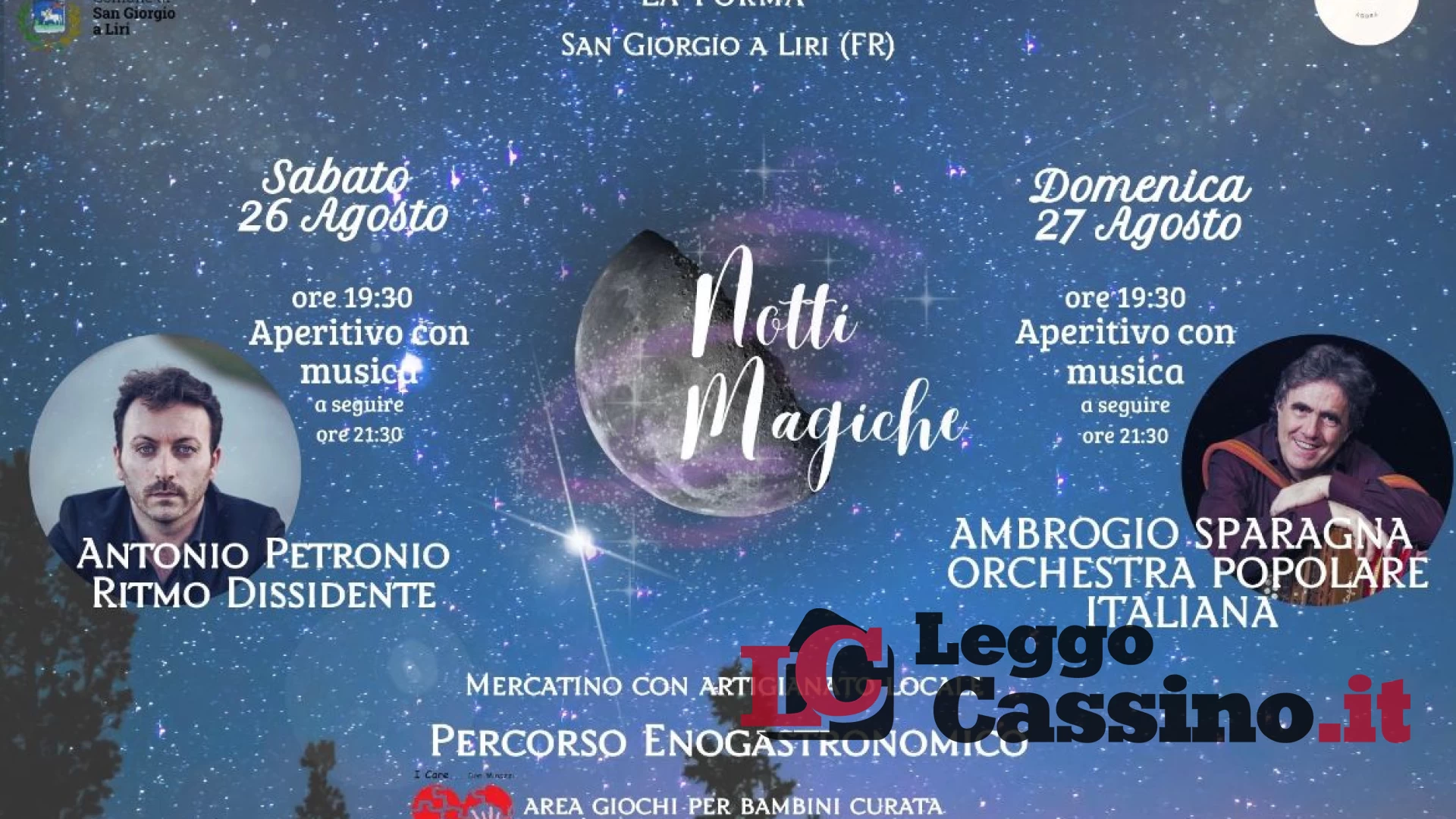“Notti Magiche 2023” San Giorgio a Liri – Parco Naturale “La Forma”