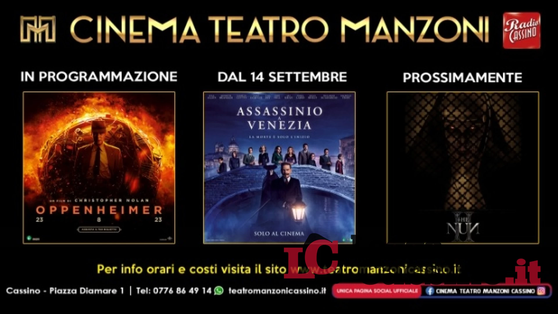 Settembre si tinge di giallo al Cinema Teatro Manzoni di Cassino