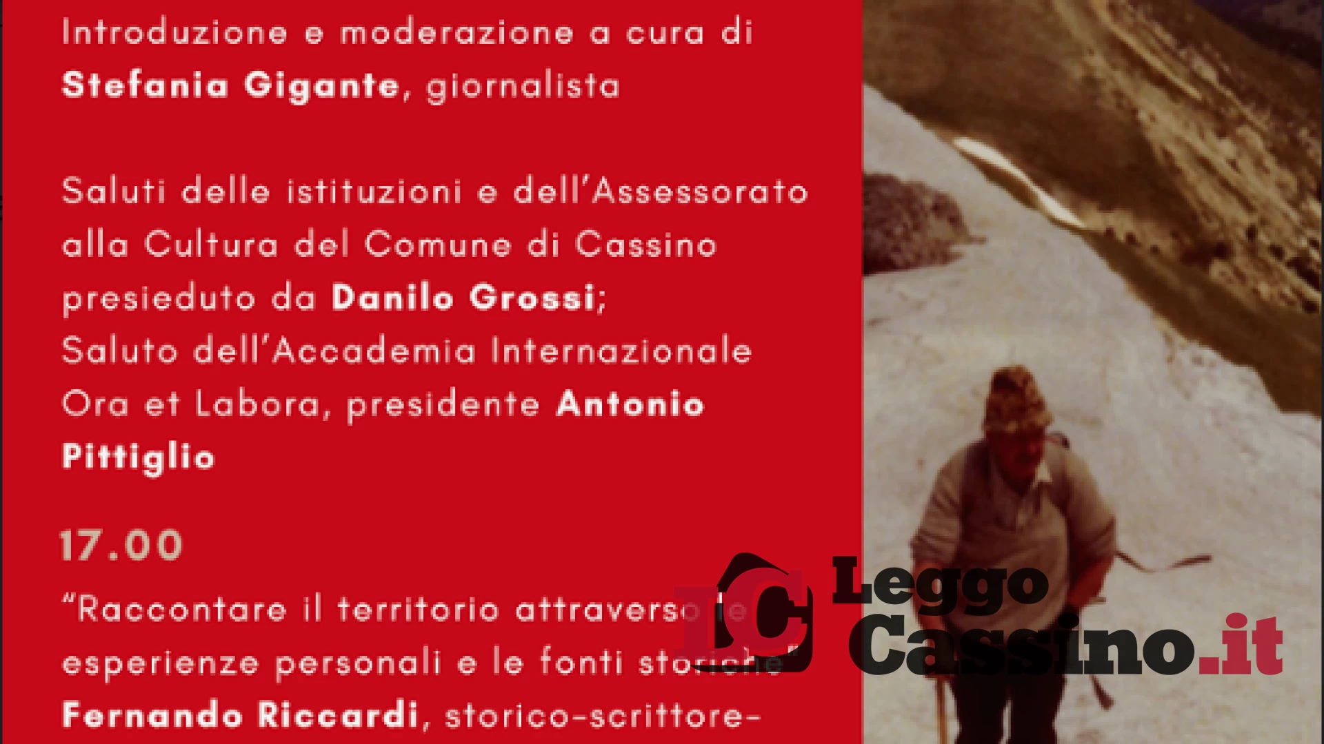 Il 9 Dicembre a Cassino la presentazione del libro di Paolo Sabetta