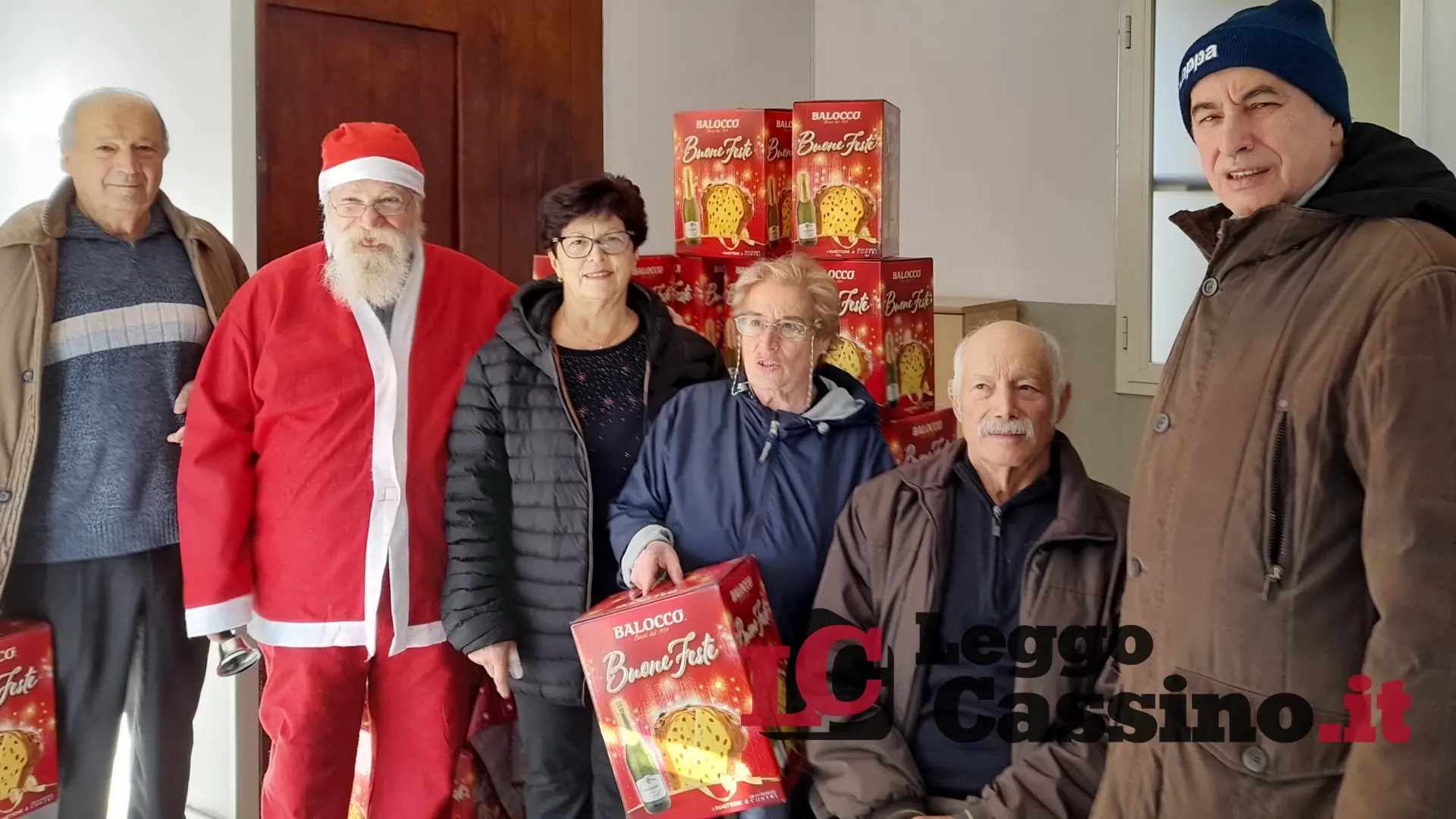 L'Ugaf di Cassino ha consegnato i panettoni ai senior