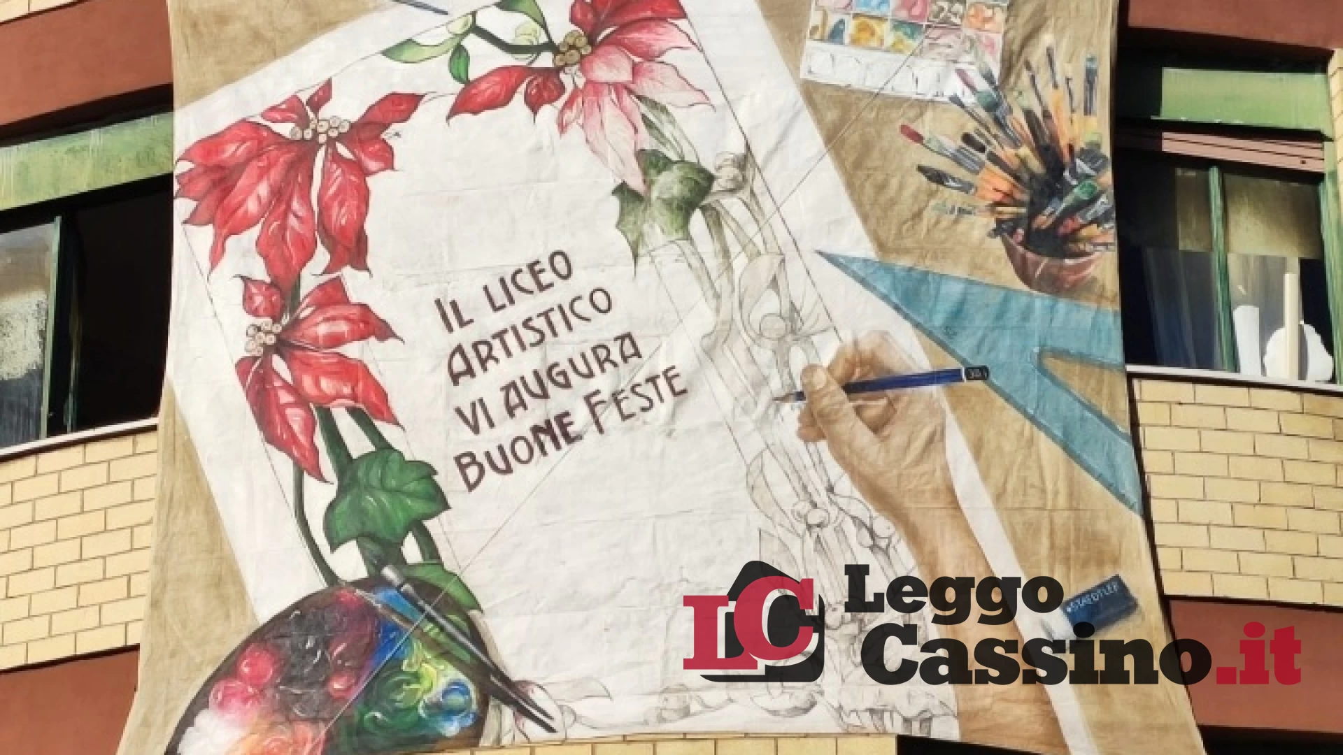 "Il Liceo Artistico "V.Miele" di Cassino decora il Natale