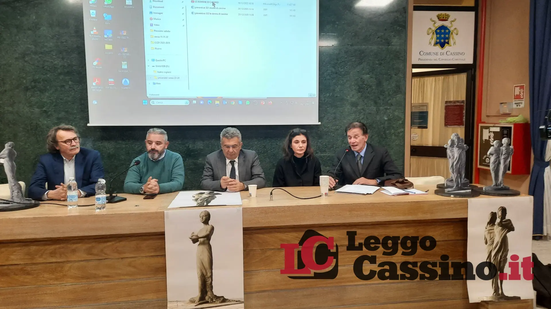 Ecco il monumento a “La donna della Rinascita del Cassinate”