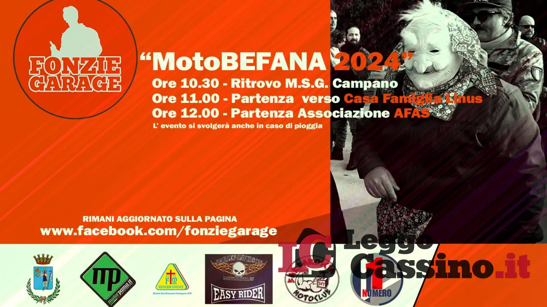 Torna l'appuntamento con la motobefana