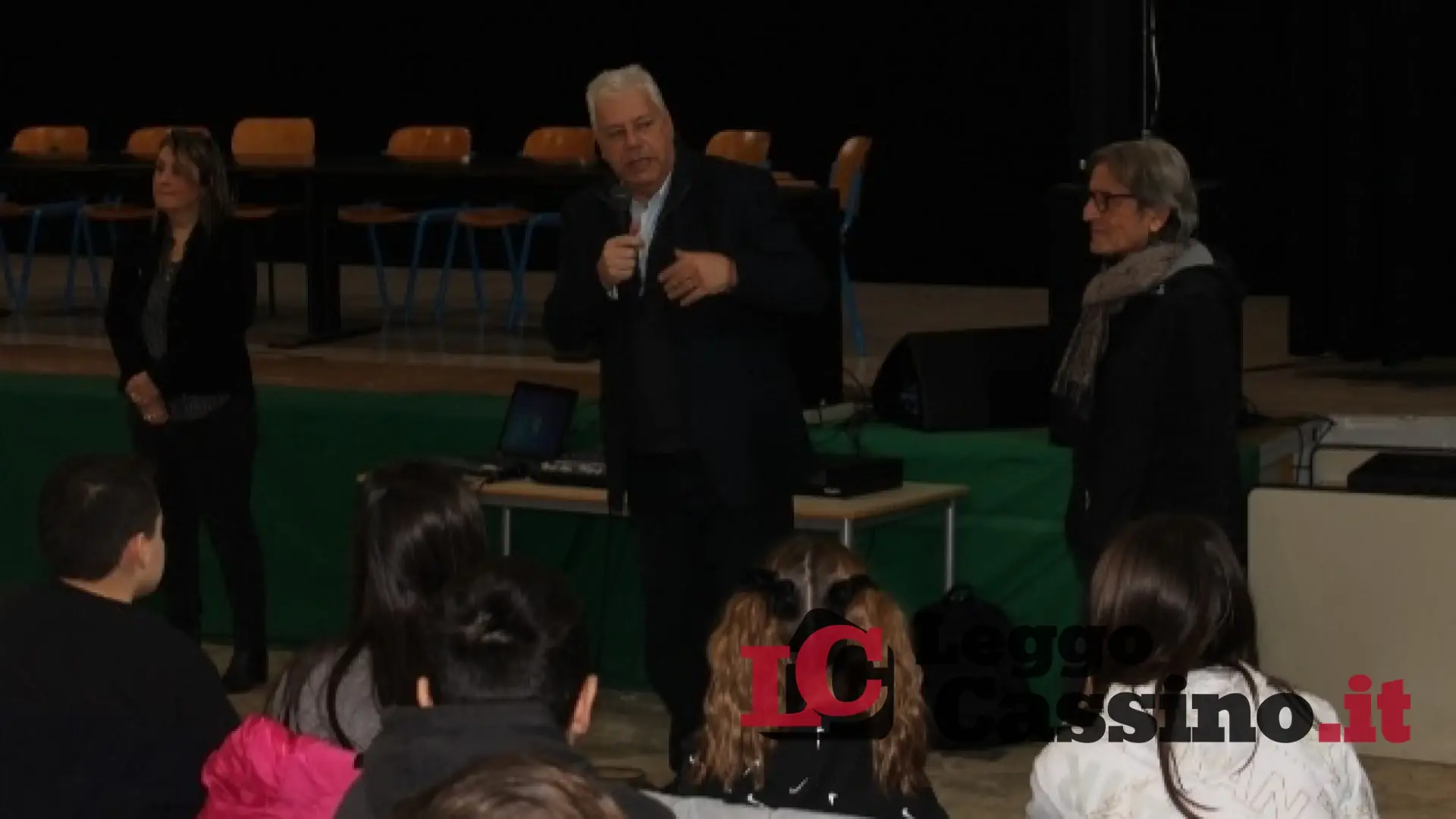 Don Antonio Manganiello all'I.C. Cassino 1