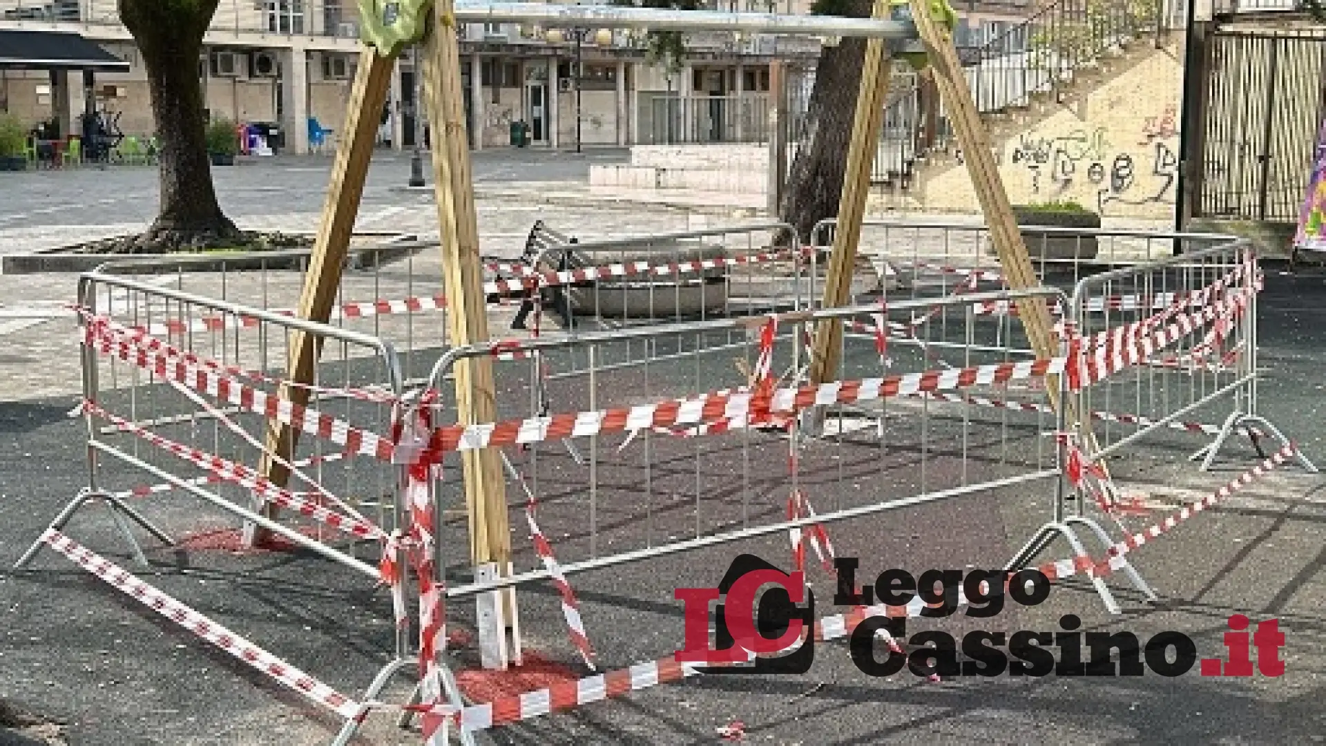 Nuovi giochi e maggiore sicurezza nel giardino 'Peppino Impastato'