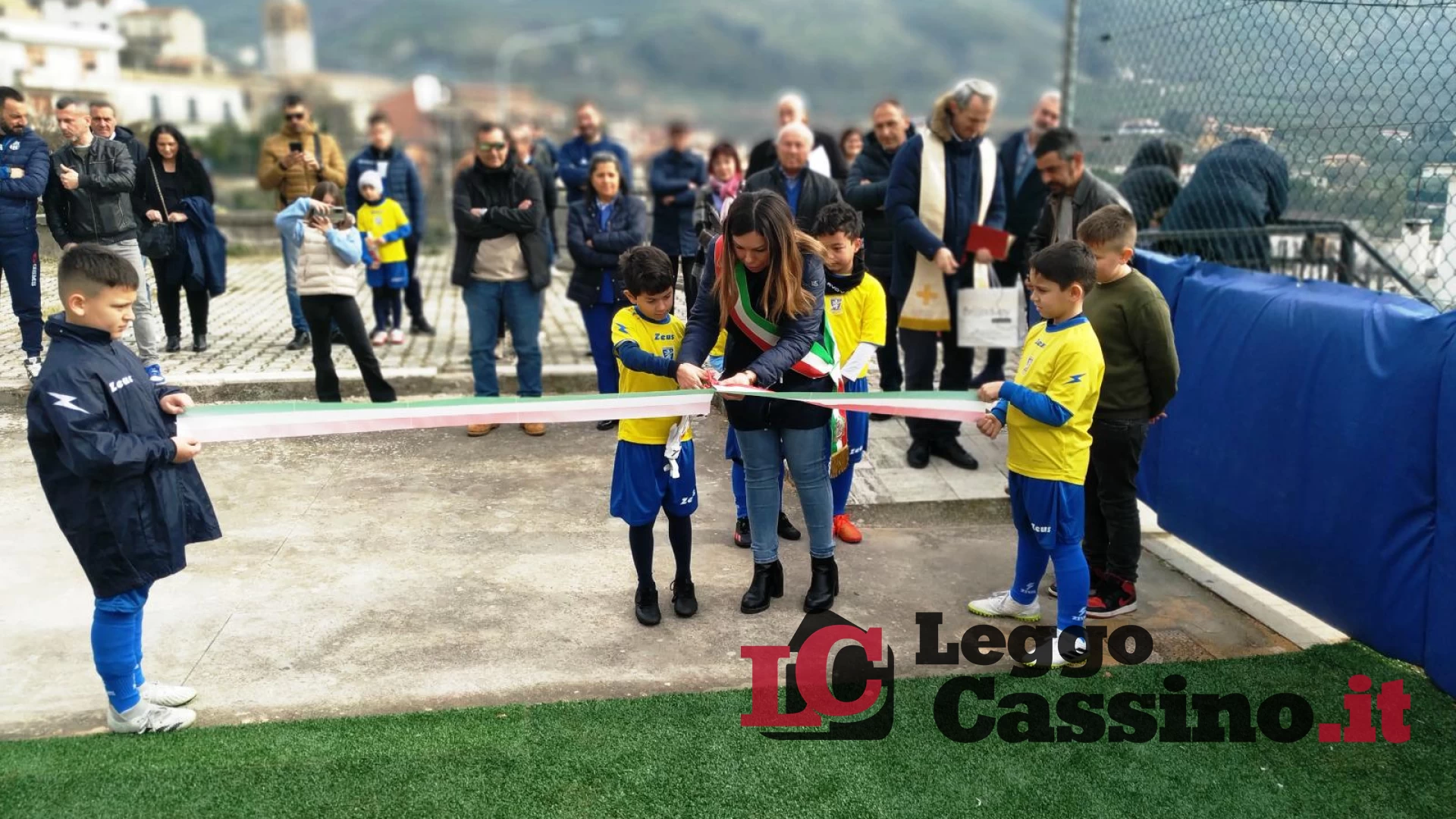 San Vittore del Lazio: un  nuovo campo polivalente inaugurato nel cuore del paese