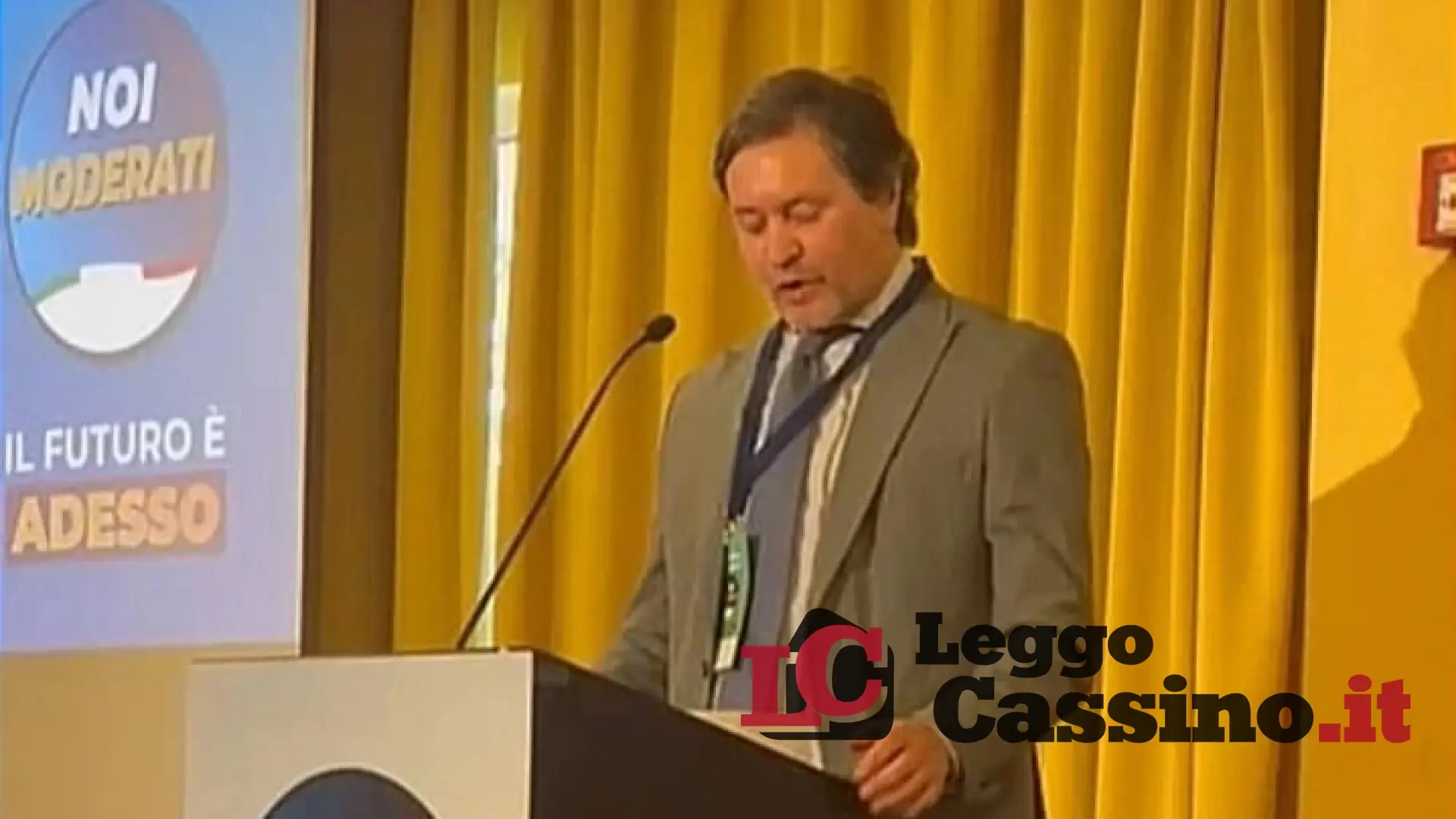 Pietro Pacitti sale in cattedra all'assemblea di 'Noi Moderati'