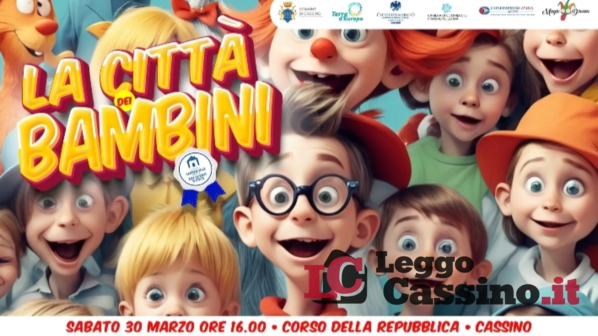 Cassino è "la città dei bambini": il nuovo centro è soprattutto il loro