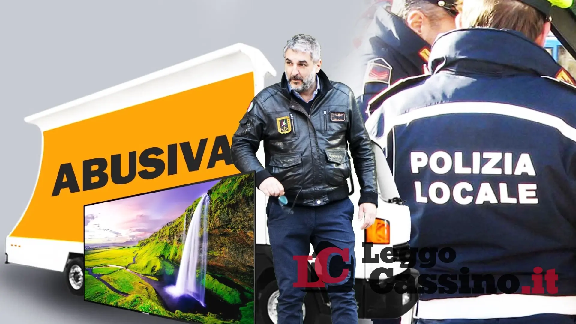 Pubblicità abusive dappertutto, a Cassino regna l'anarchia