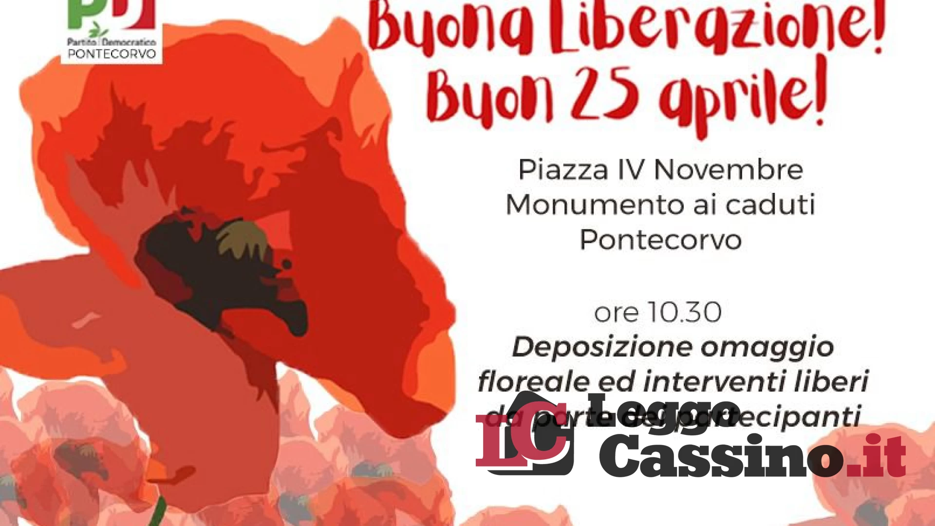 Liberazione, il 25 aprile un evento anche a Pontecorvo