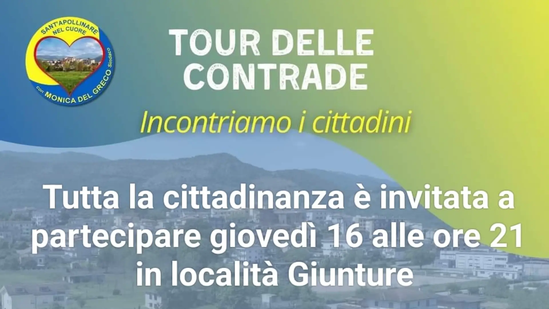 Sant'Apollinare, Del Greco continua il tour nelle periferie