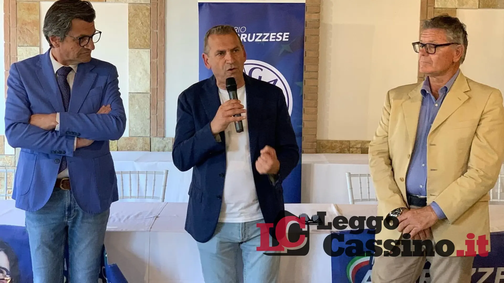 Abbruzzese pronto al gran finale a Sora in attesa di abbracciare Salvini a Cassino