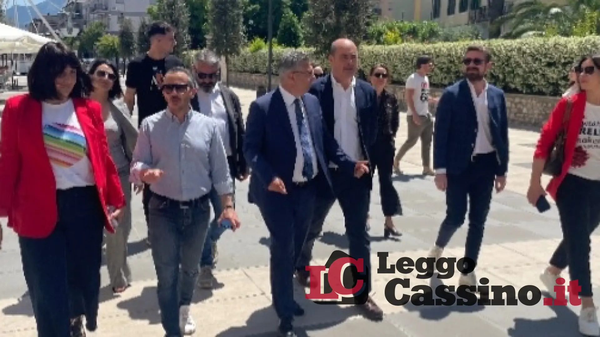 Zingaretti a Cassino per tirare la volata a Salera