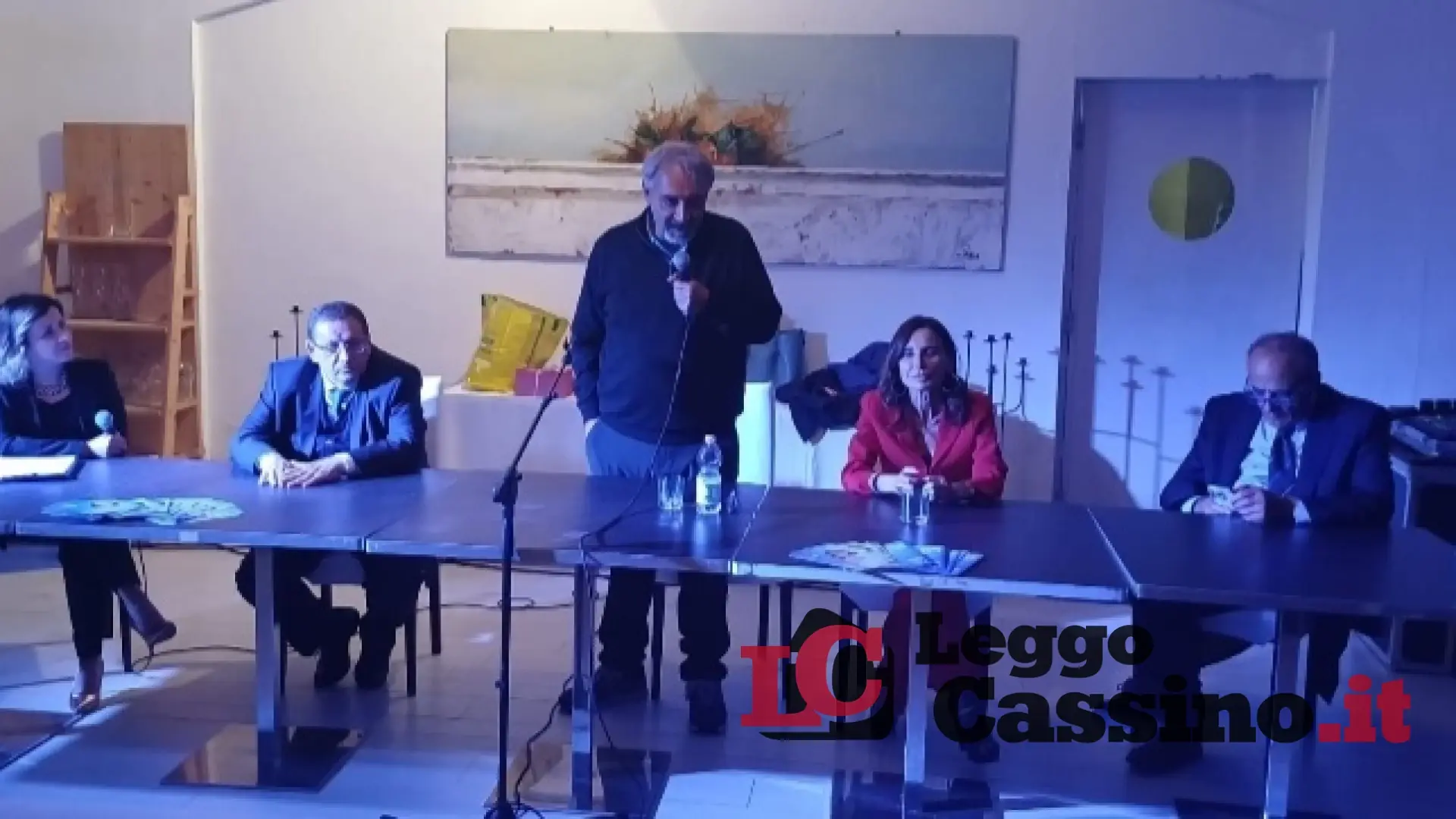 Il Presidente della Regione Francesco Rocca ad Atina