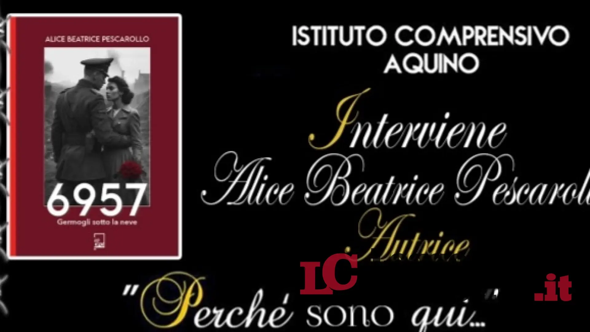 All'I.C. di Aquino l'evento "Perchè sono qui" il 27 gennaio