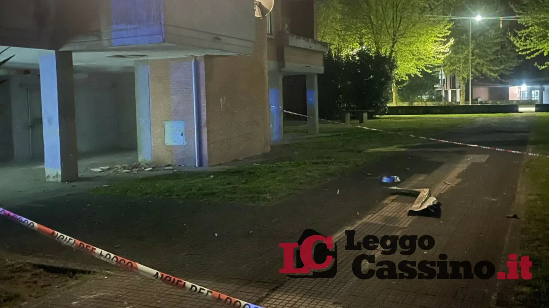 Forte boato nella notte a Cassino: esplode una "bomba carta" in via Garigliano