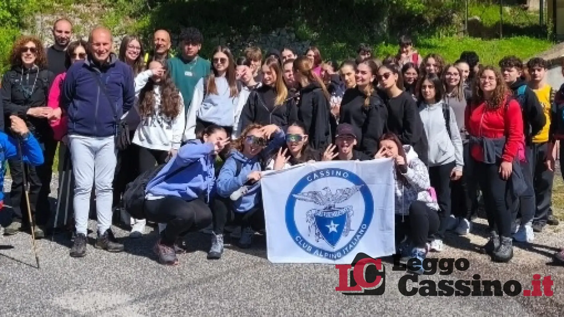 Il Liceo Varrone di Cassino in montagna con il CAI