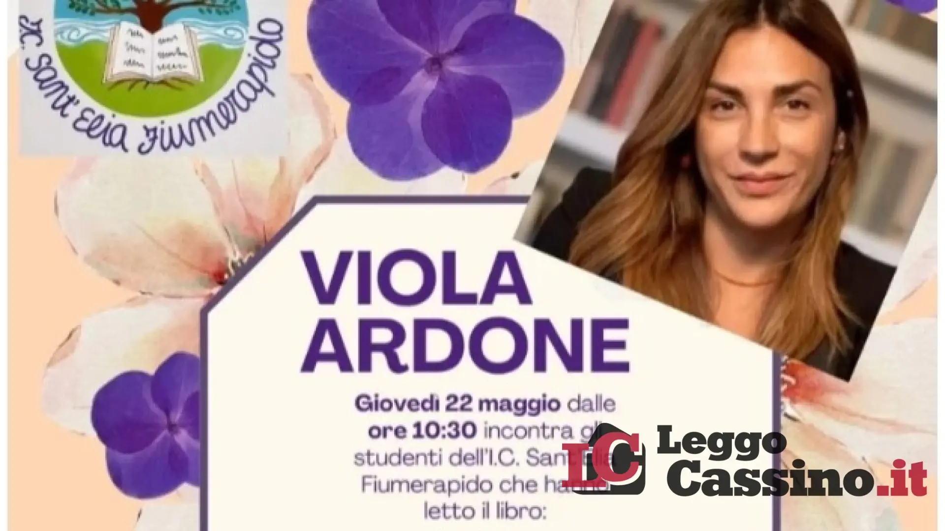 All'Istituto Comprensivo di S.Elia Fiumerapido  si riflette sul diritto all'infanzia Viola Ardone