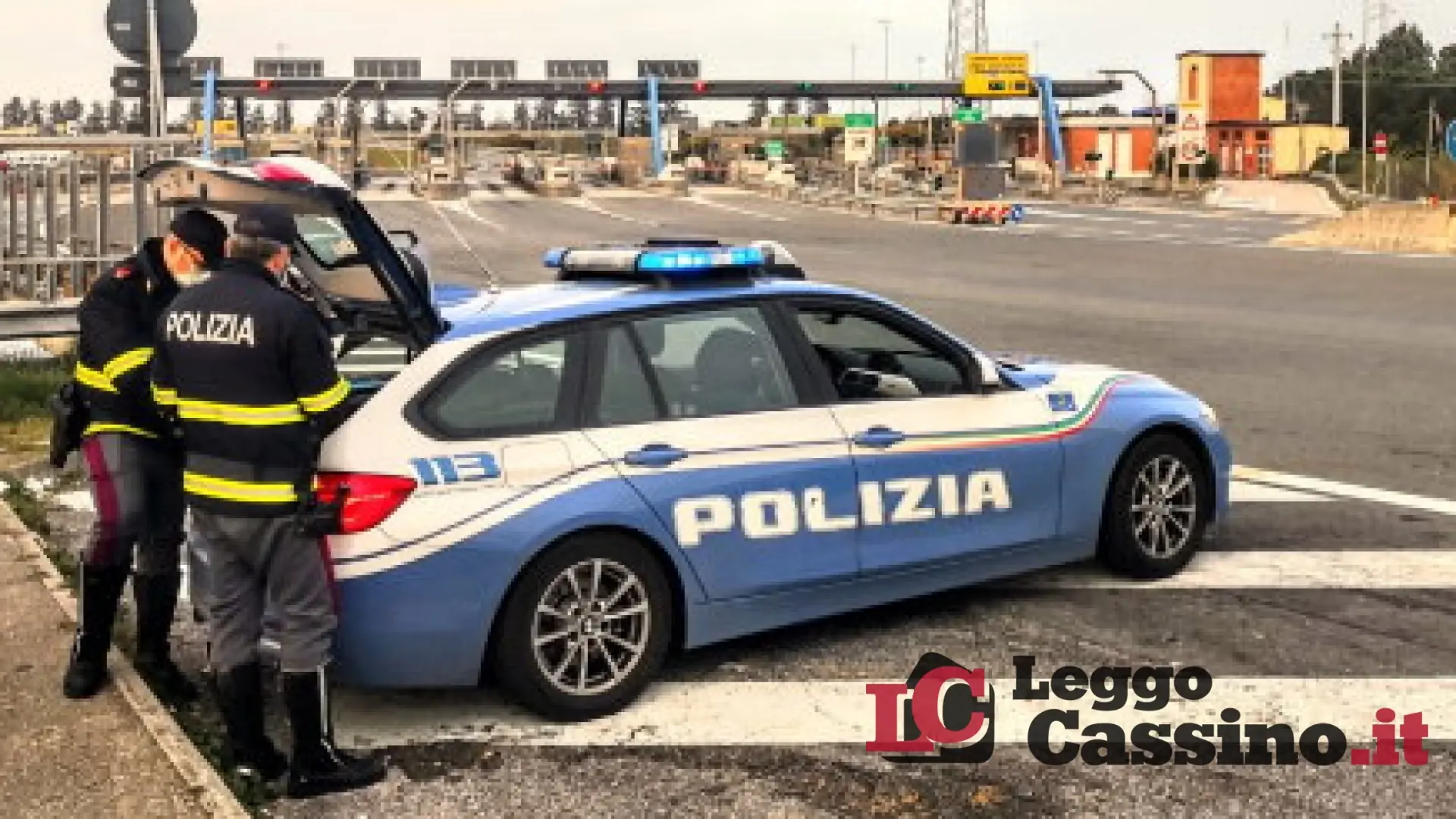 Maxi sequestro sull'A1: arrestato con 16 Kg di hashish a Cassino