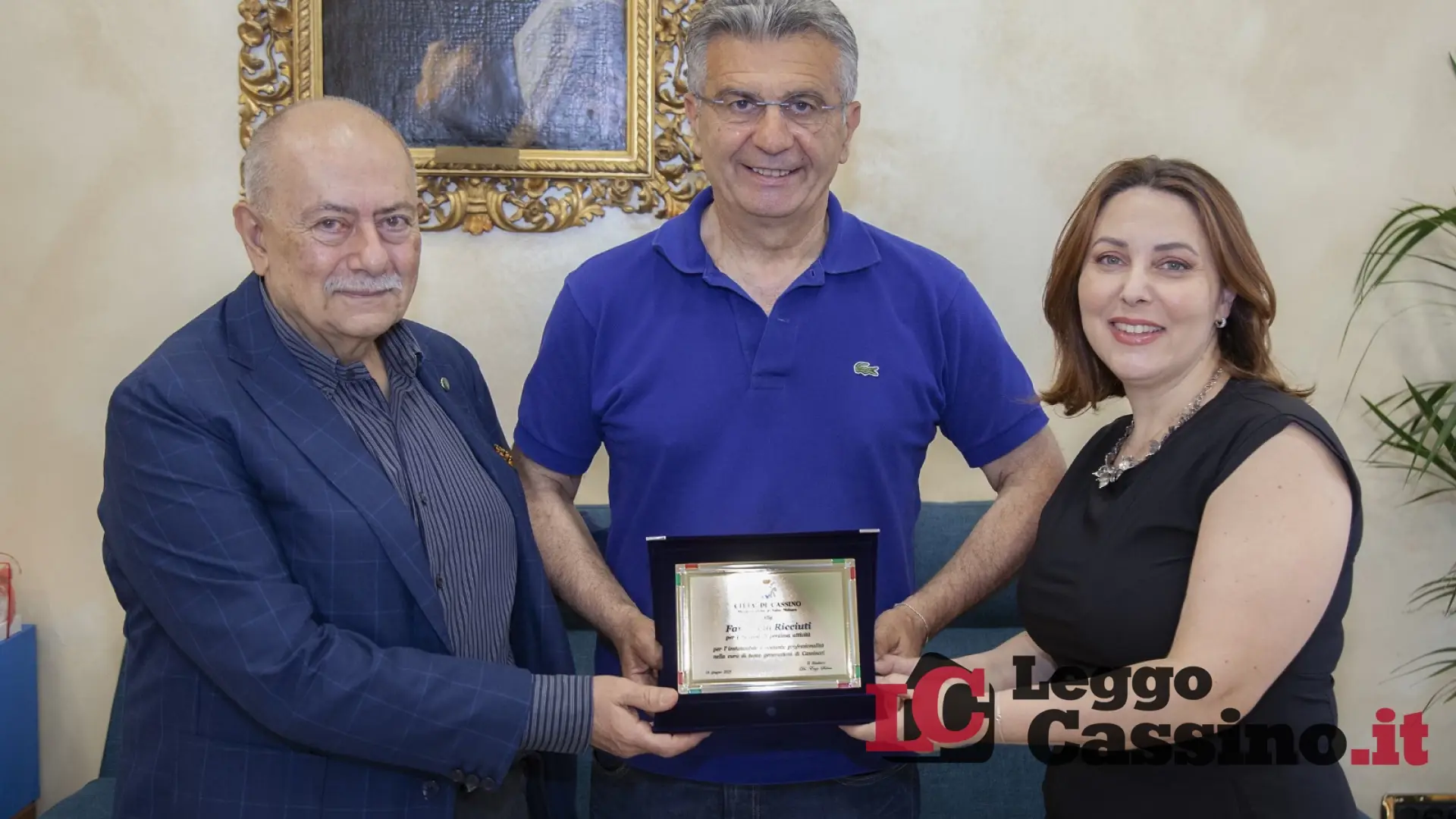 Cassino, un riconoscimento alla farmacia Ricciuti per i 75 anni d'attività