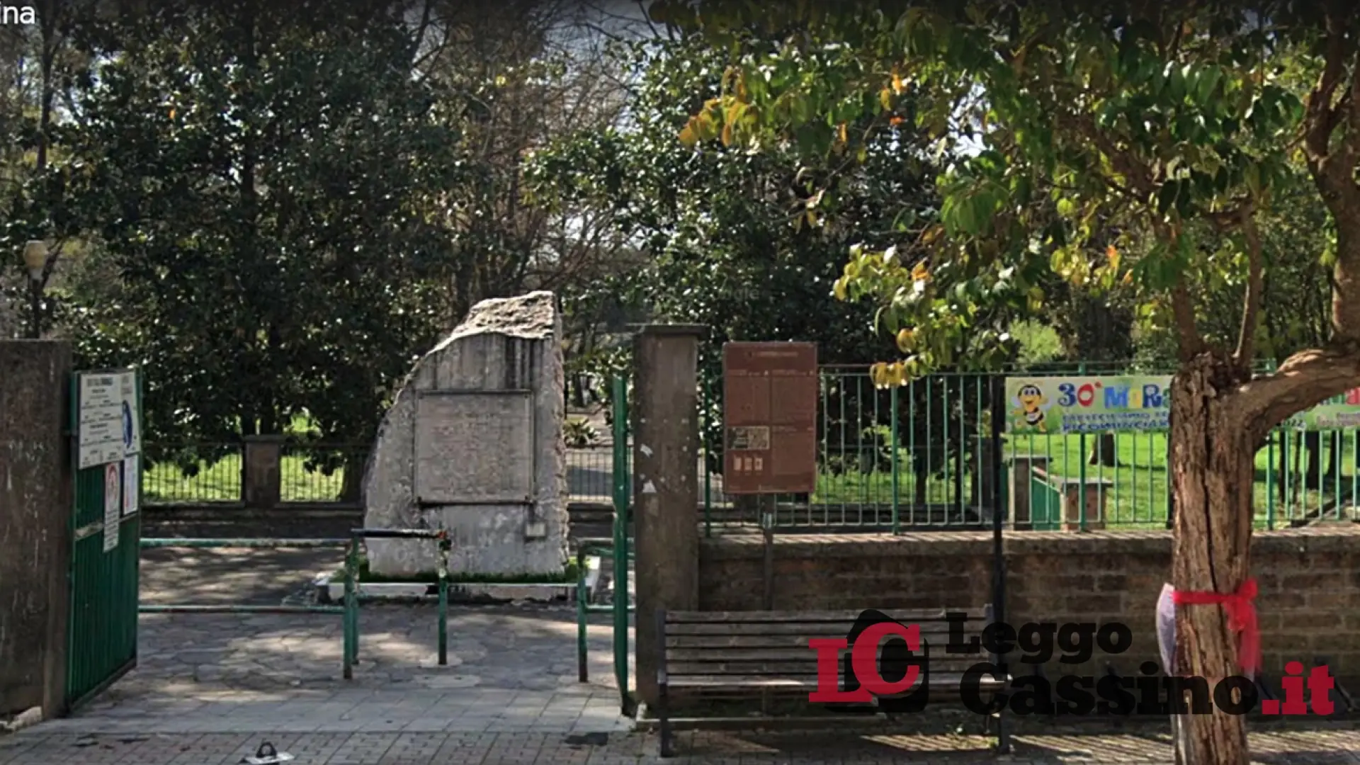 Cassino, il Cdsc chiede la ricollocazione della “pietra della memoria” al Parco XV marzo 1944