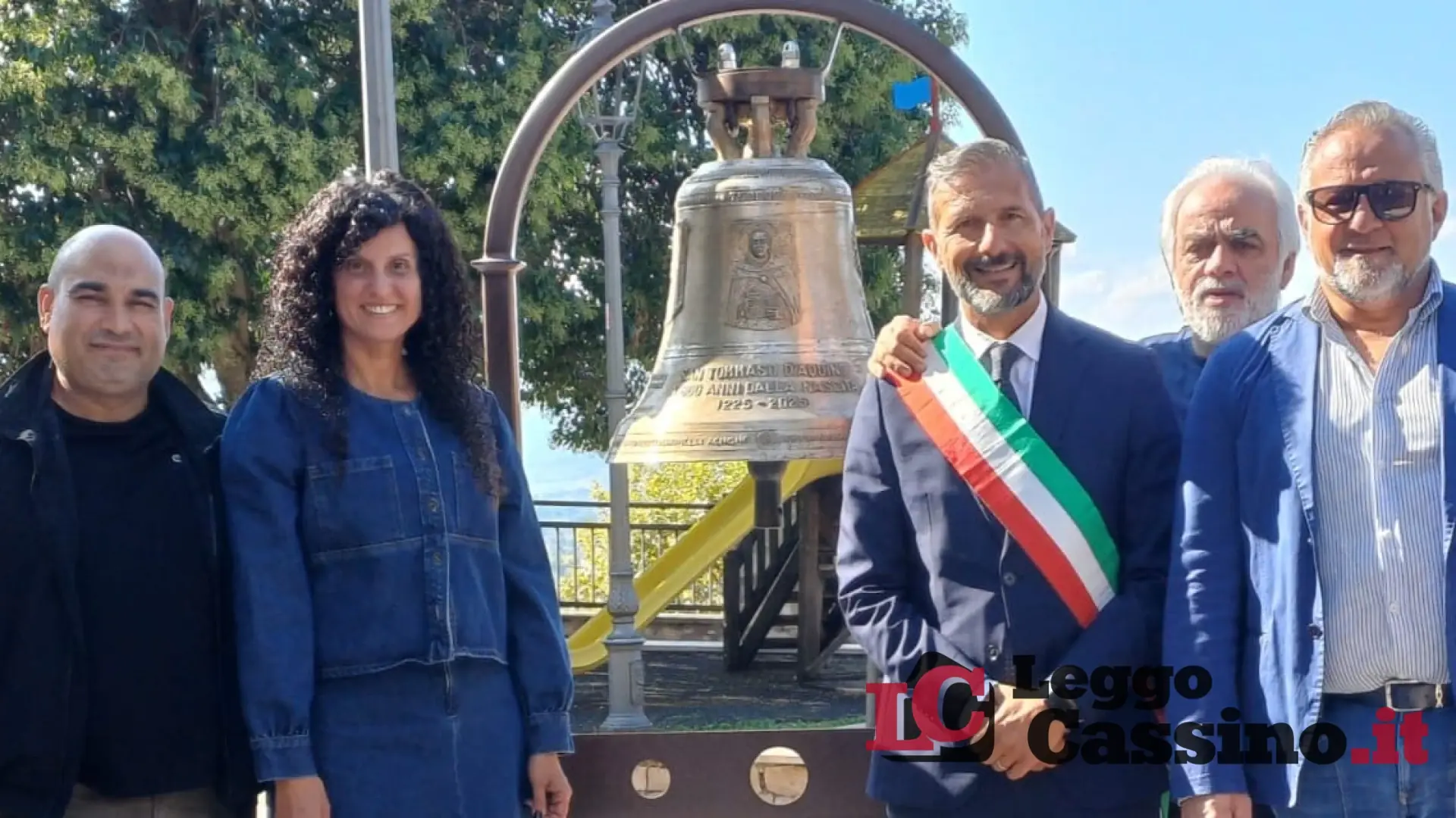 Roccasecca celebra San Tommaso con una campana monumentale per l’VIII centenario della nascita