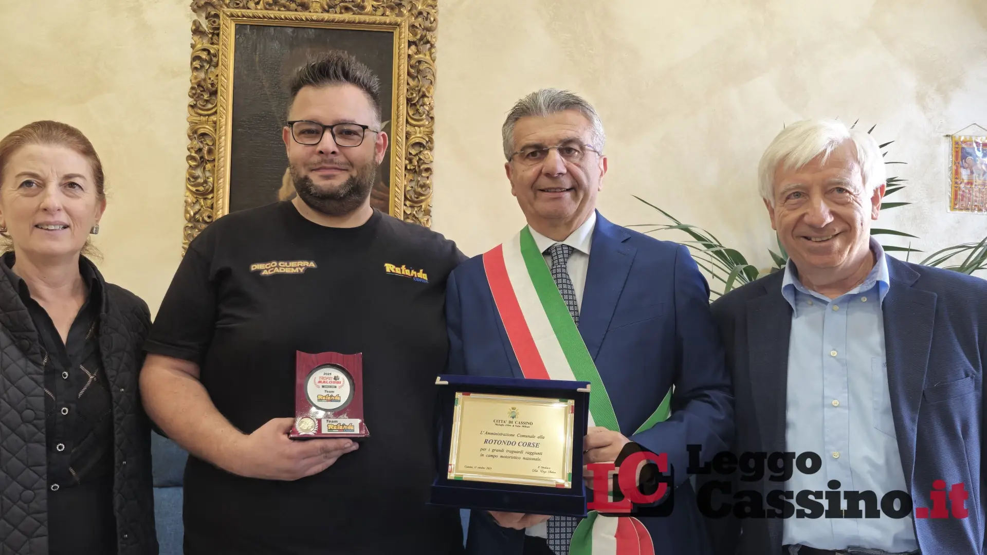 Cassino celebra il successo del team Rotondo Corse: il sindaco Salera premia i campioni nazionali Malossi