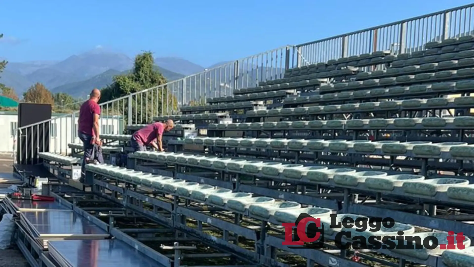 Cassino, tribuna ospiti del "Salveti": ristrutturazione a carico del Comune