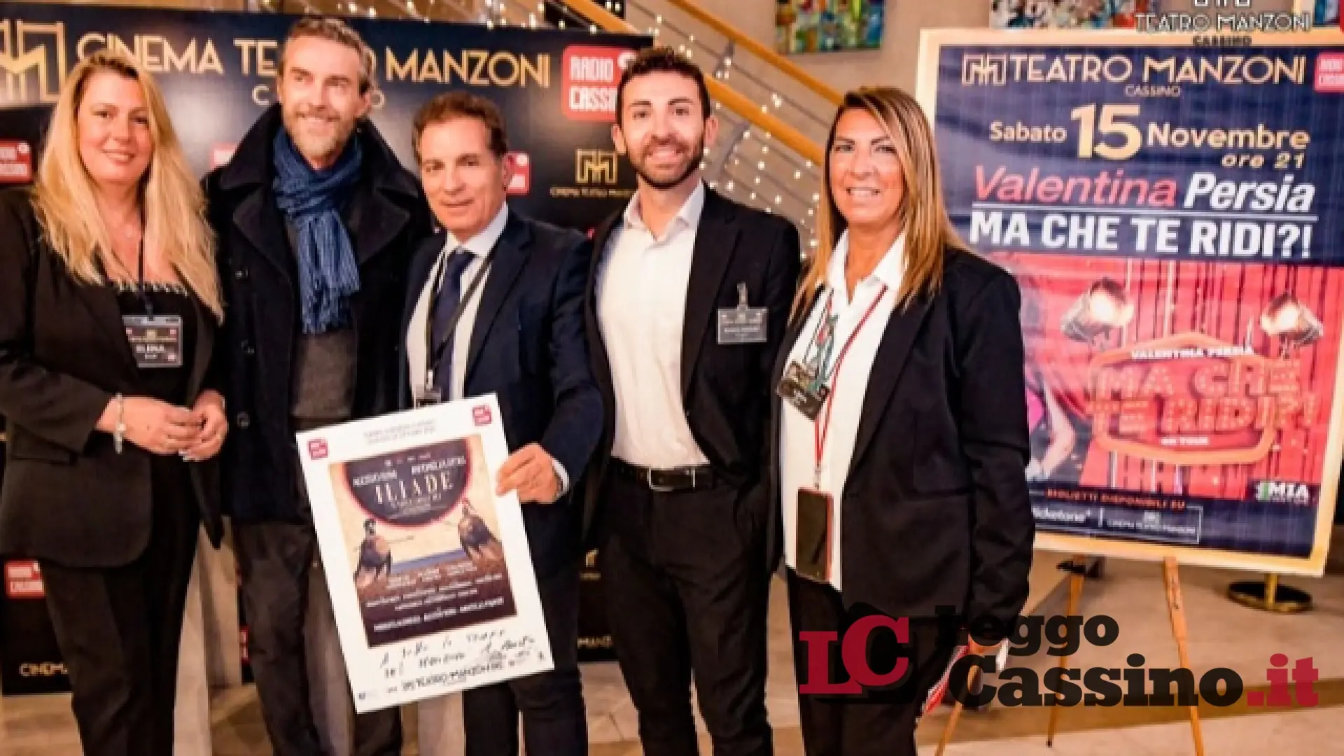 "Iliade - Il gioco degli dei" scalda la platea del Teatro Manzoni Cassino alla prima della stagione teatrale 2025-2026