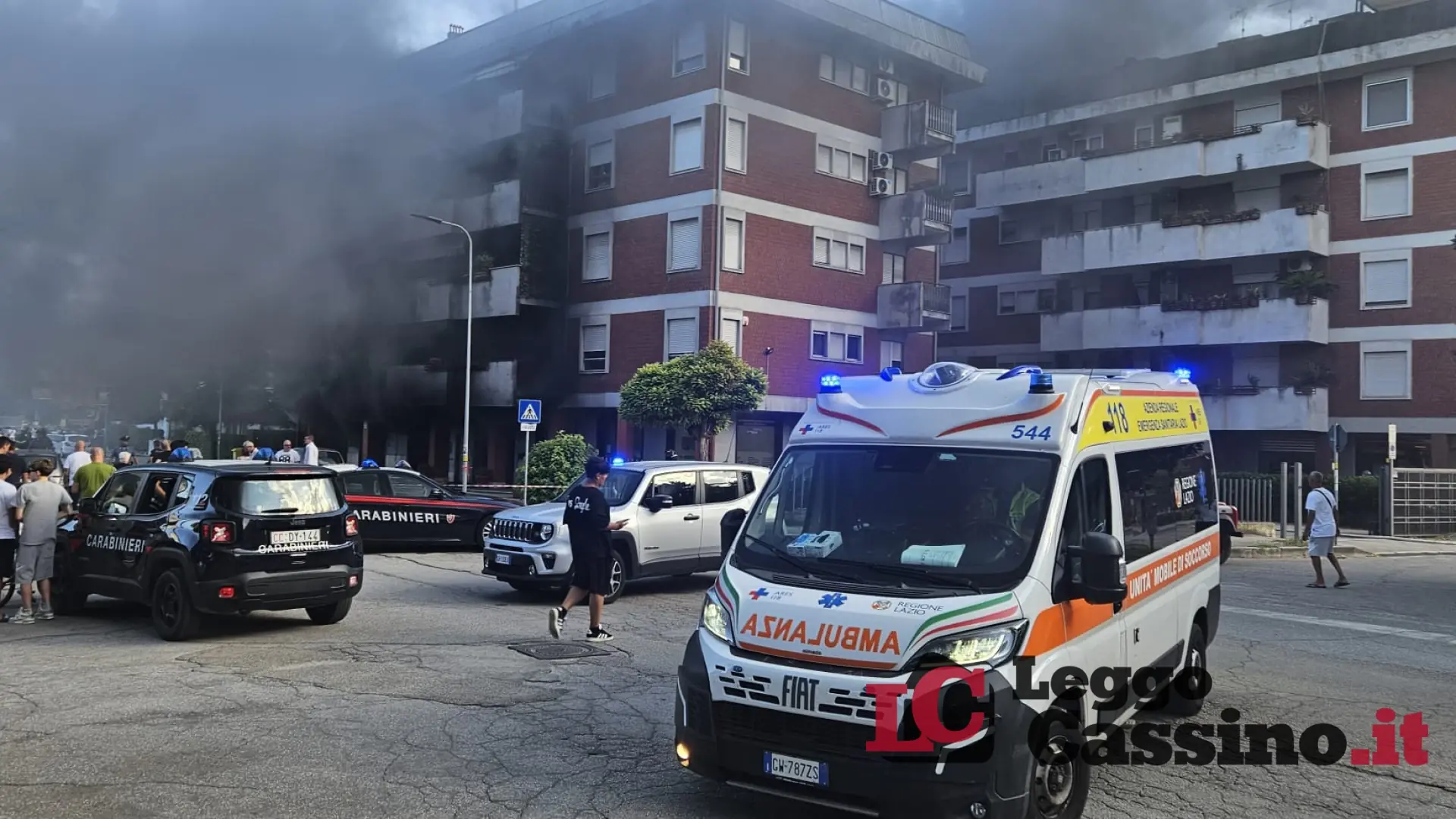 Incendio in via Zamosch a Cassino, ecco la verità: "Fu un cortocircuito"