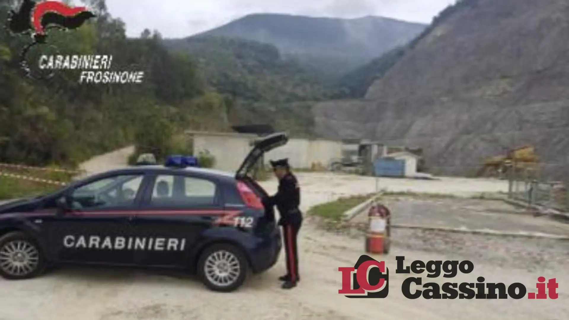 Cava abusiva nel Cassinate, scatta il sequestro per disastro ambientale: tre denunciati