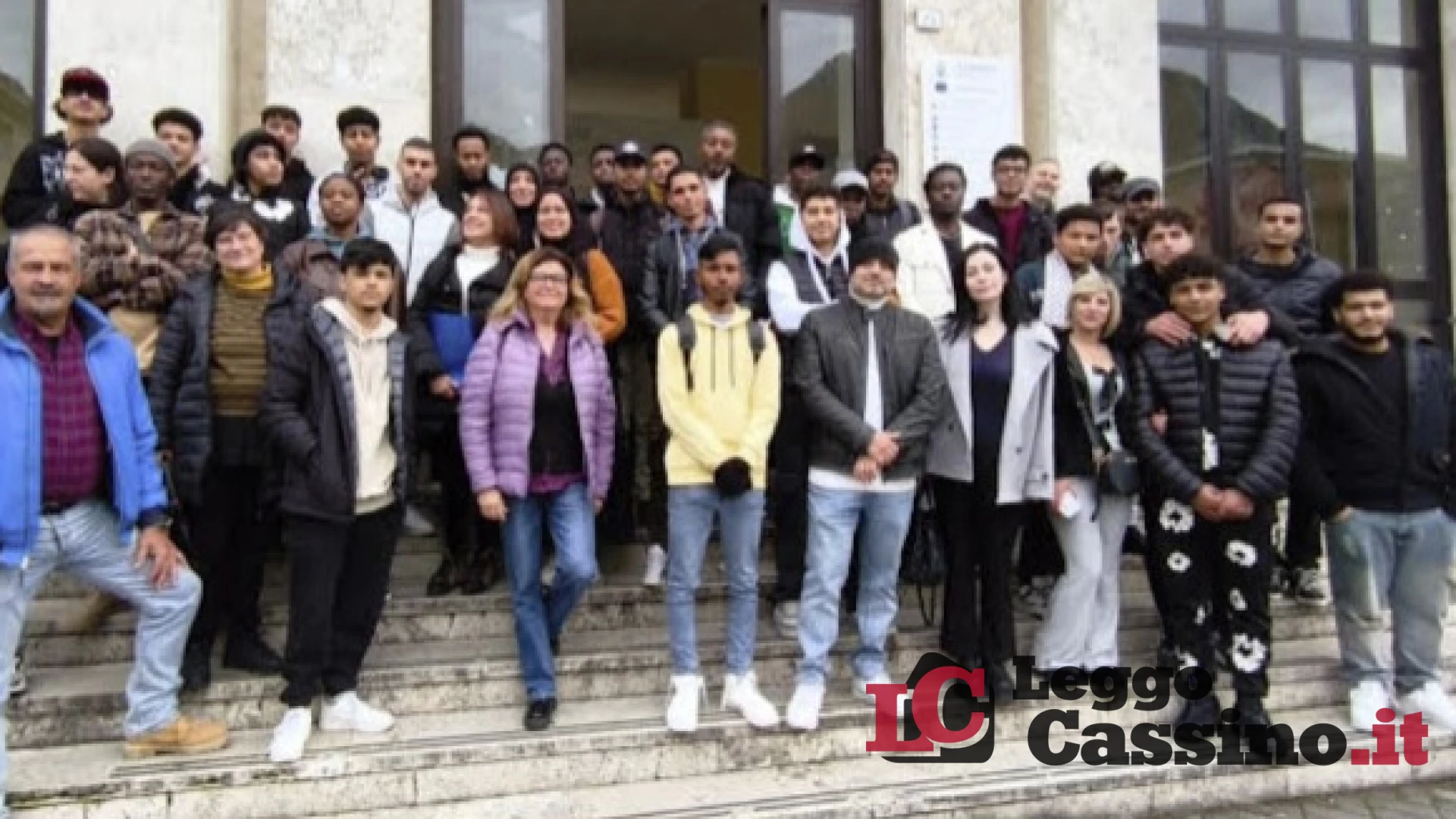 Gli utenti del Centro Provinciale Istruzione Adulti in visita al Comune di Cassino