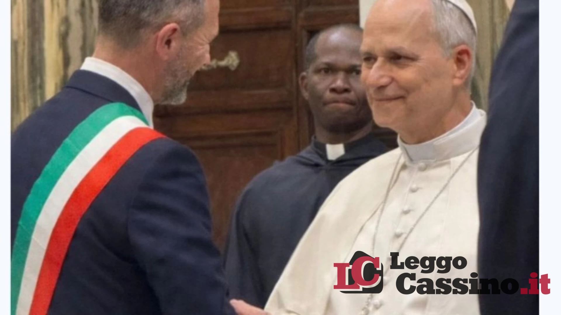 Il sindaco Sacco nella delegazione ANCI in visita a Papa Leone XIV