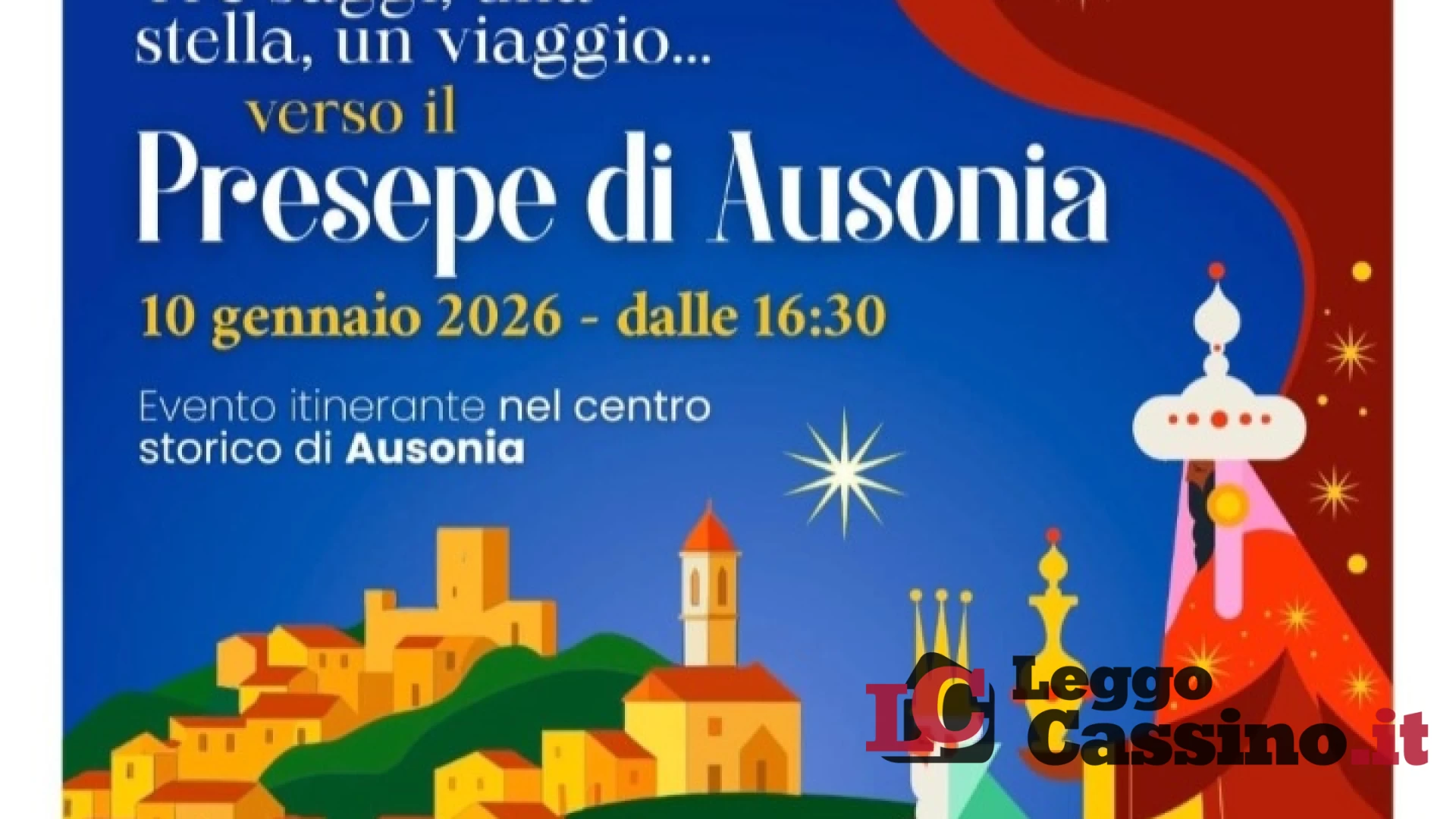 Ausonia, il Presepe Vivente ha una nuova data: appuntamento a sabato 10 gennaio