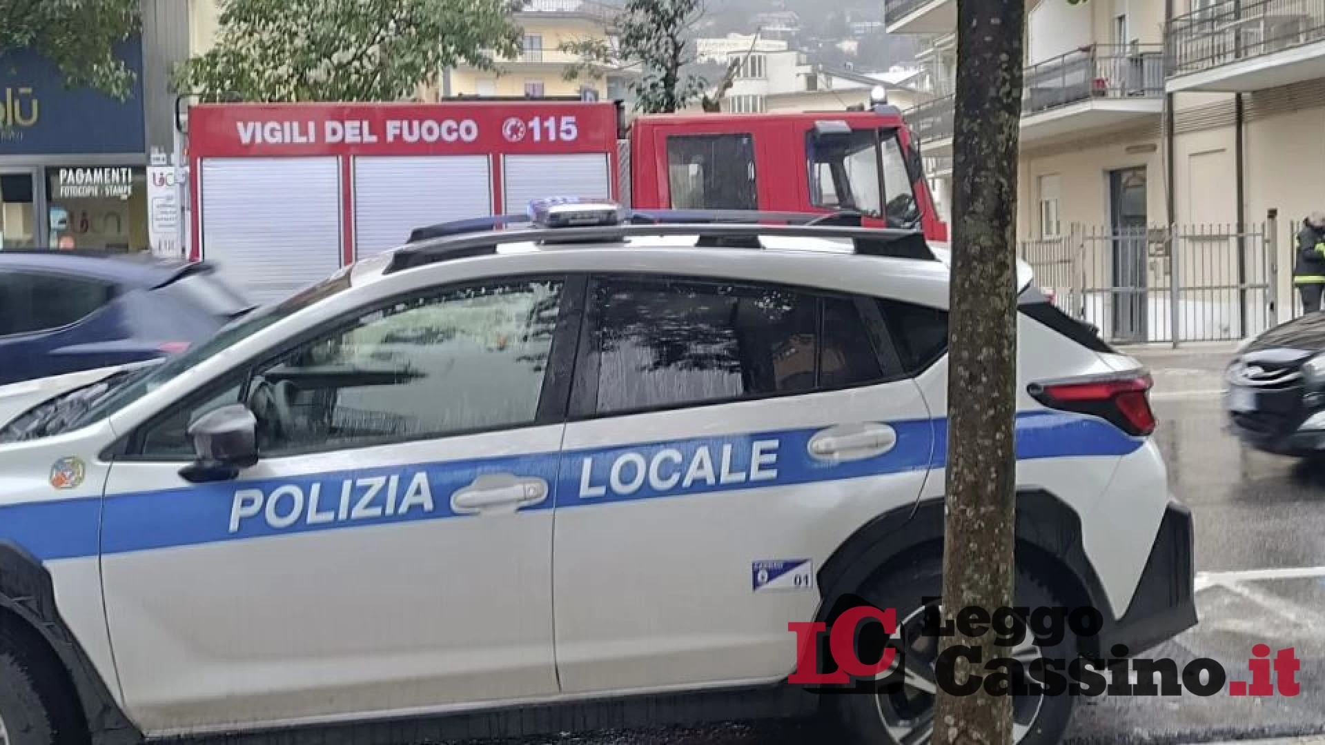 Cassino, principio di incendio in viale Dante: paura per sette studenti stranieri dell'Unicas