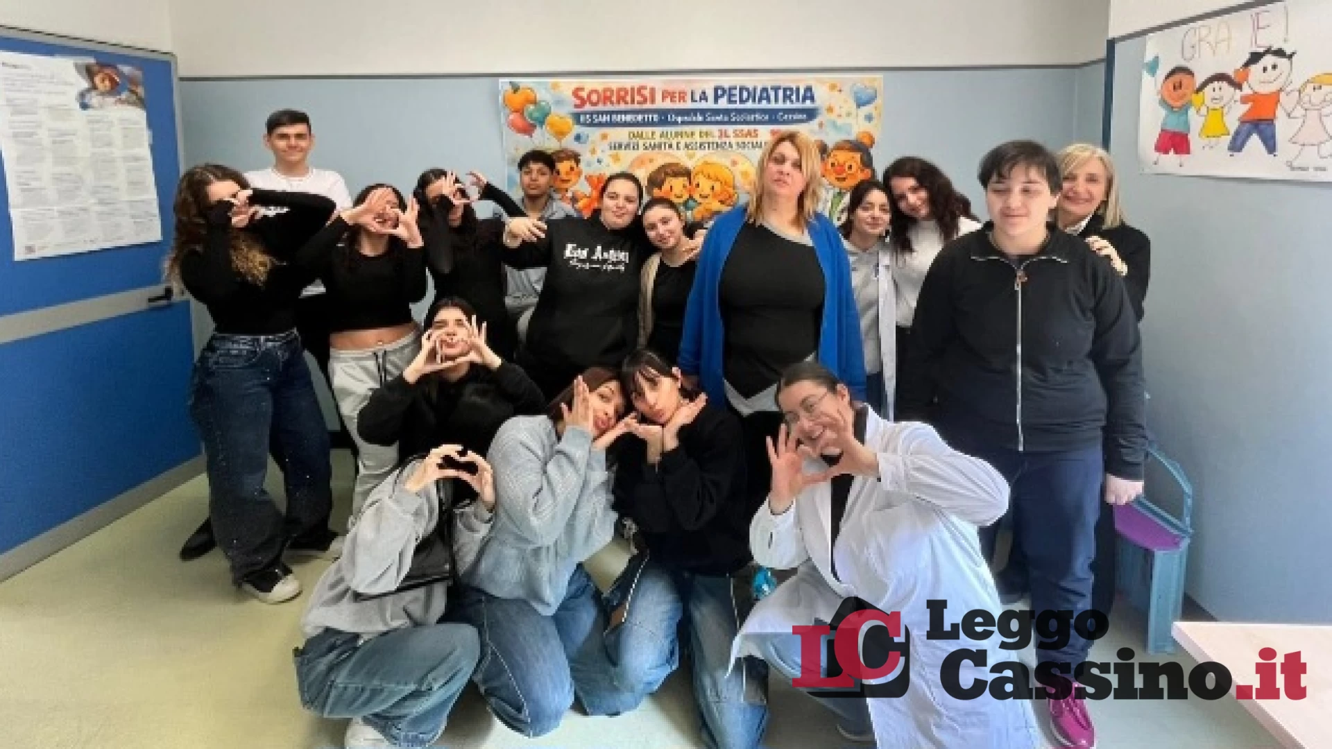 L’IIS San Benedetto nel reparto di Pediatria del Santa Scolastica di Cassino