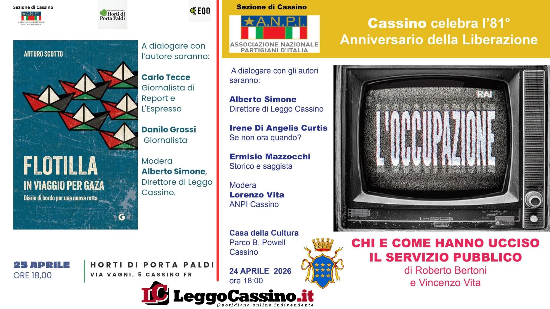 Cassino, tra Memoria e Impegno: l’ANPI celebra l'81° Anniversario della Liberazione