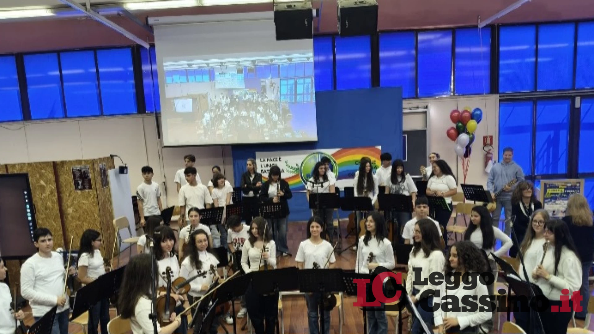 Accordi di pace: la musica del Primo Istituto Comprensivo di Cassino incanta l'Europa