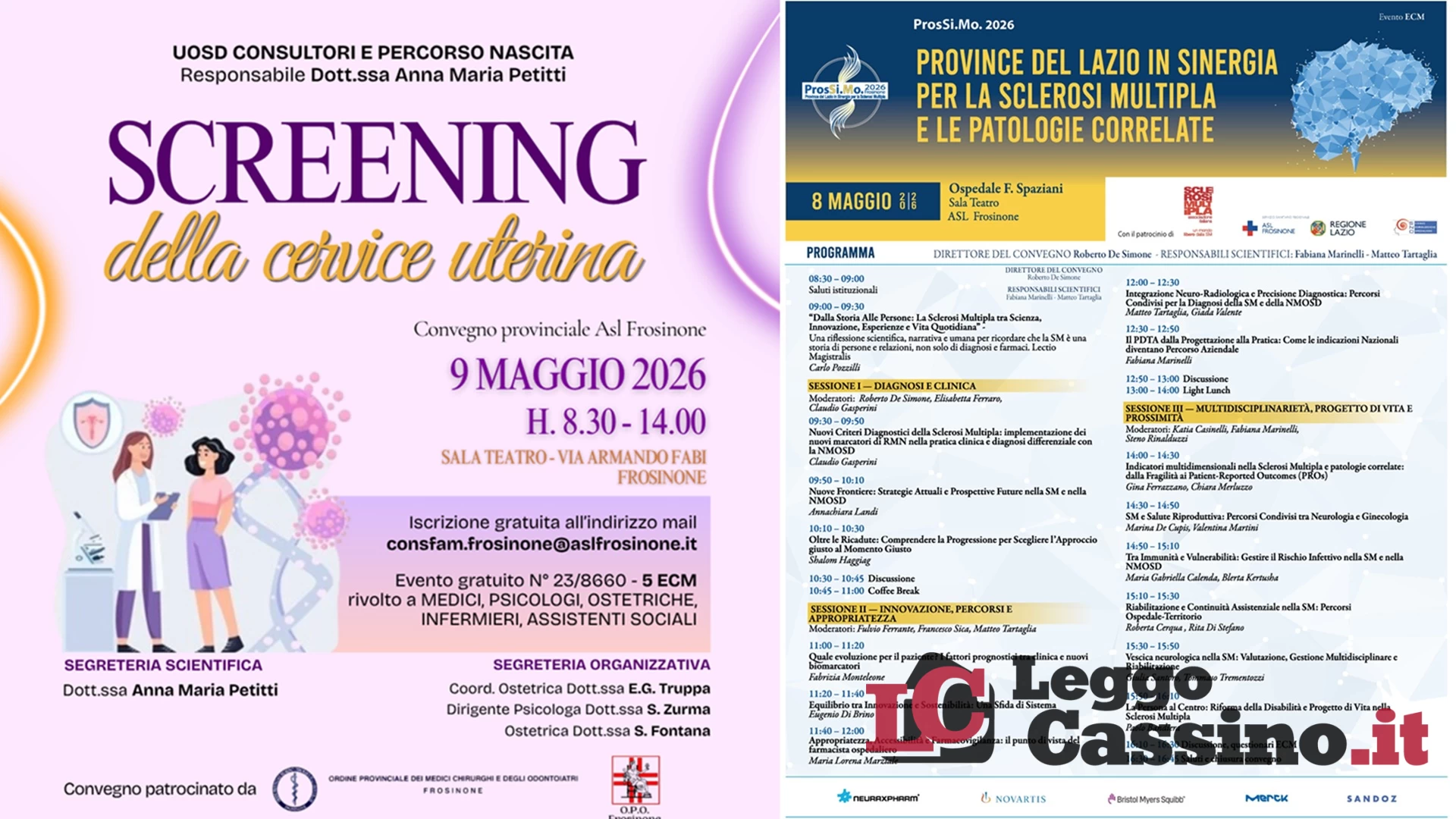 ASL Frosinone: un maggio dedicato alla formazione e alla prevenzione tra innovazione e sicurezza