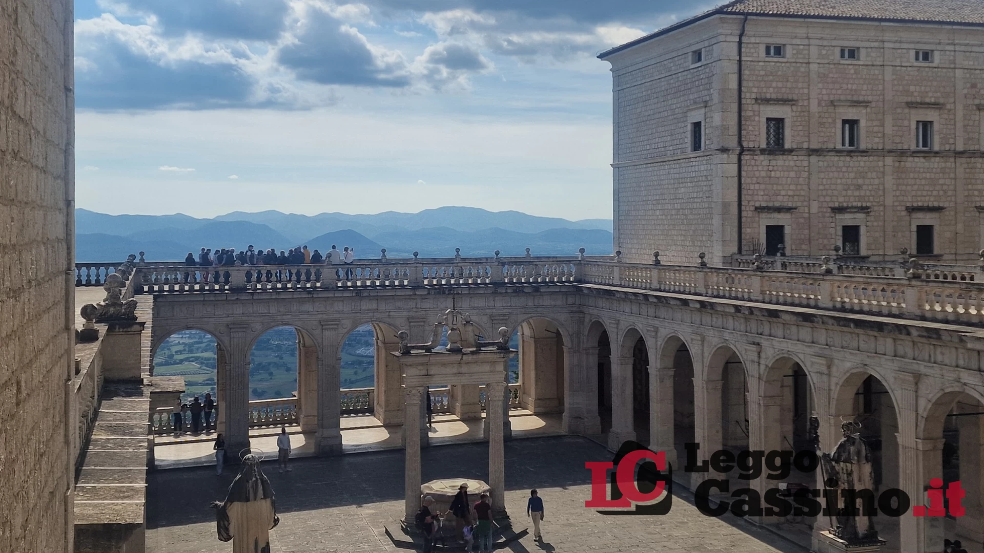 Montecassino, grande successo per la Loggia del Paradiso: attesa per il cardinale Pizzaballa