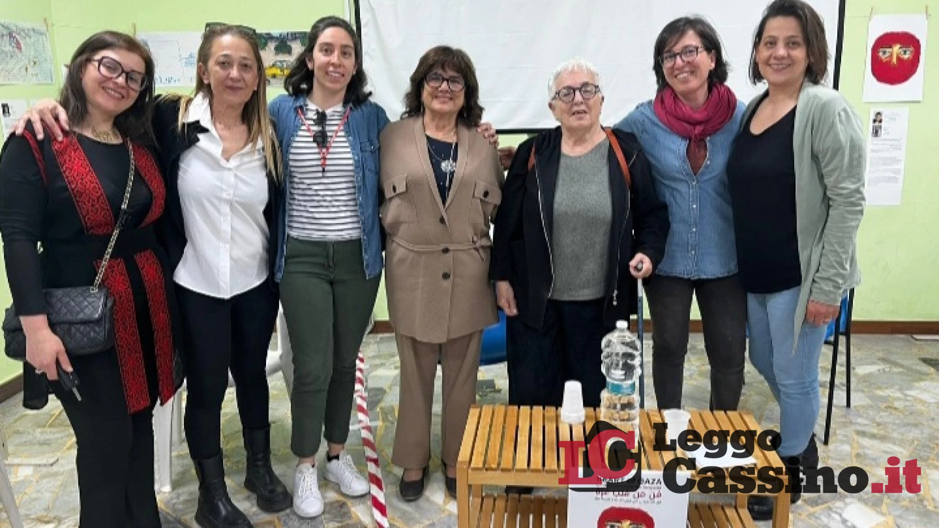 Anna Foa ha inaugurato la mostra di disegni realizzati dai bambini di Gaza