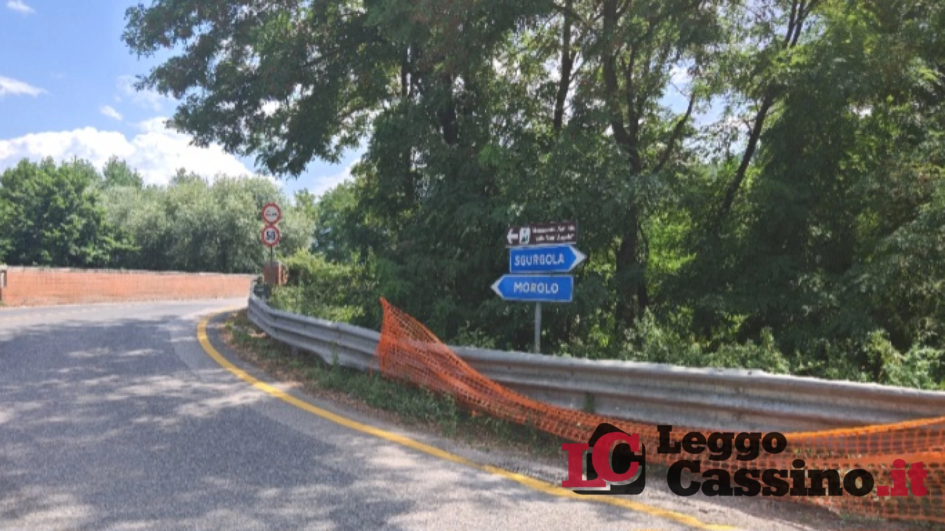 Morolo, al via i lavori della nuova rotatoria sul ponte
