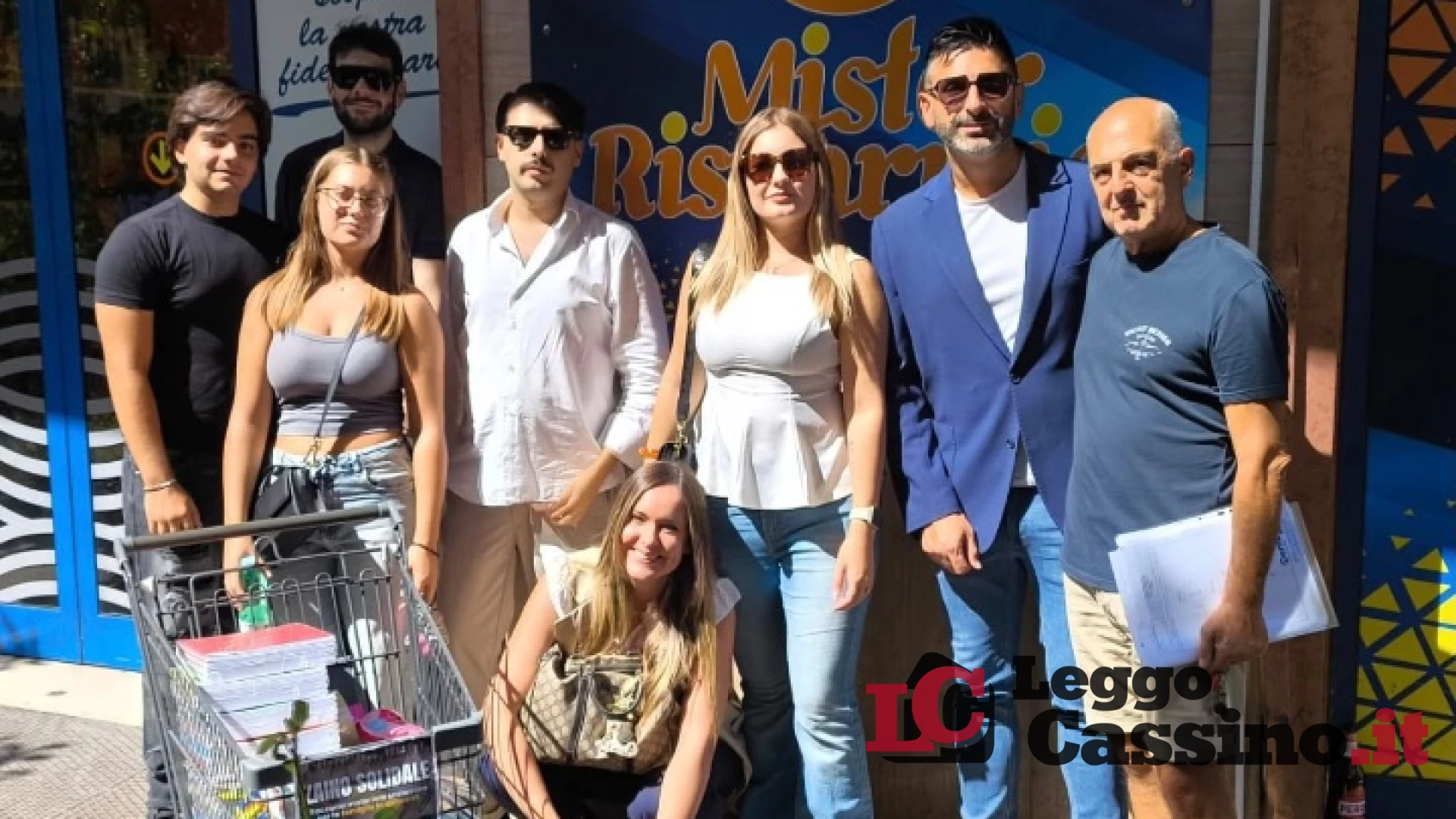 Cassino, la solidarietà fa centro: raccolto materiale scolastico per le famiglie in difficoltà