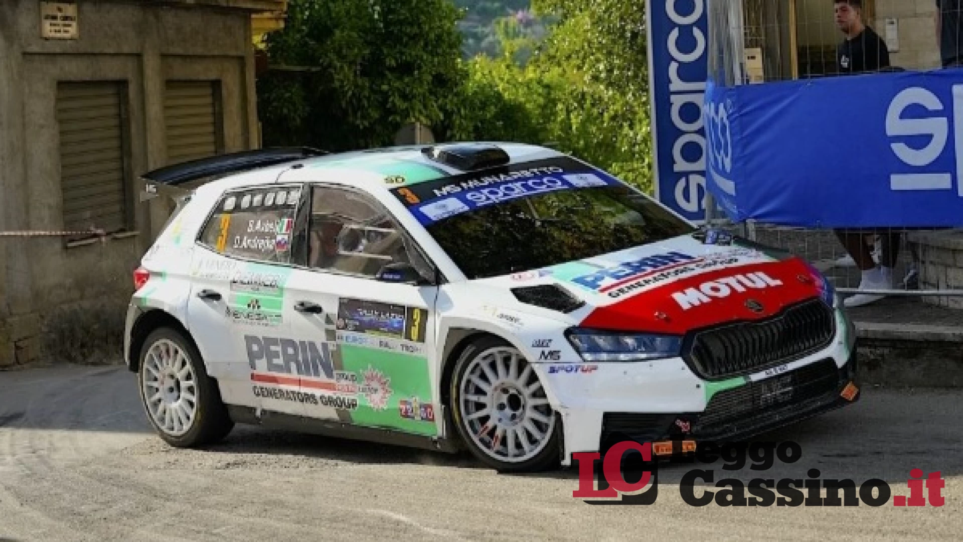 Bostjan Avbelj suona la sveglia allo shakedown del Rally del Lazio