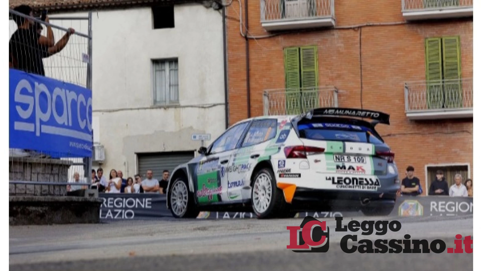 Rally del Lazio Cassino, Nucita al comando dopo una prima giornata segnata dal nubifragio
