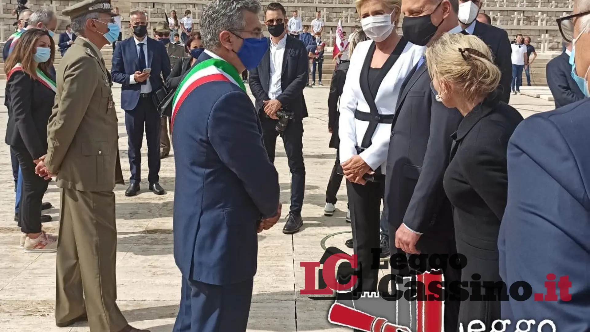 Visita privata del presidente della repubblica polacca a Montecassino. E la figlia del generale Anders finisce... al Santa Scolastica