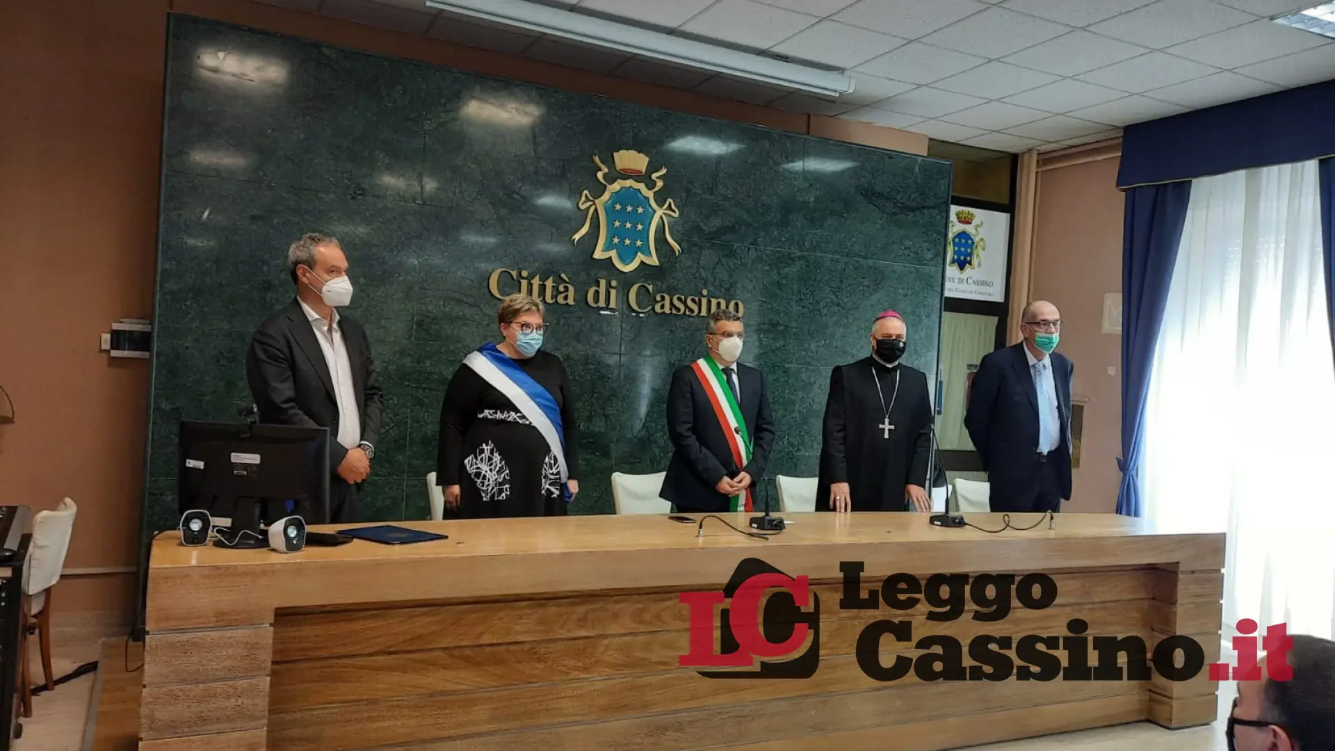 Il sindaco Salera accoglie la rettrice dell'Università di Arad
