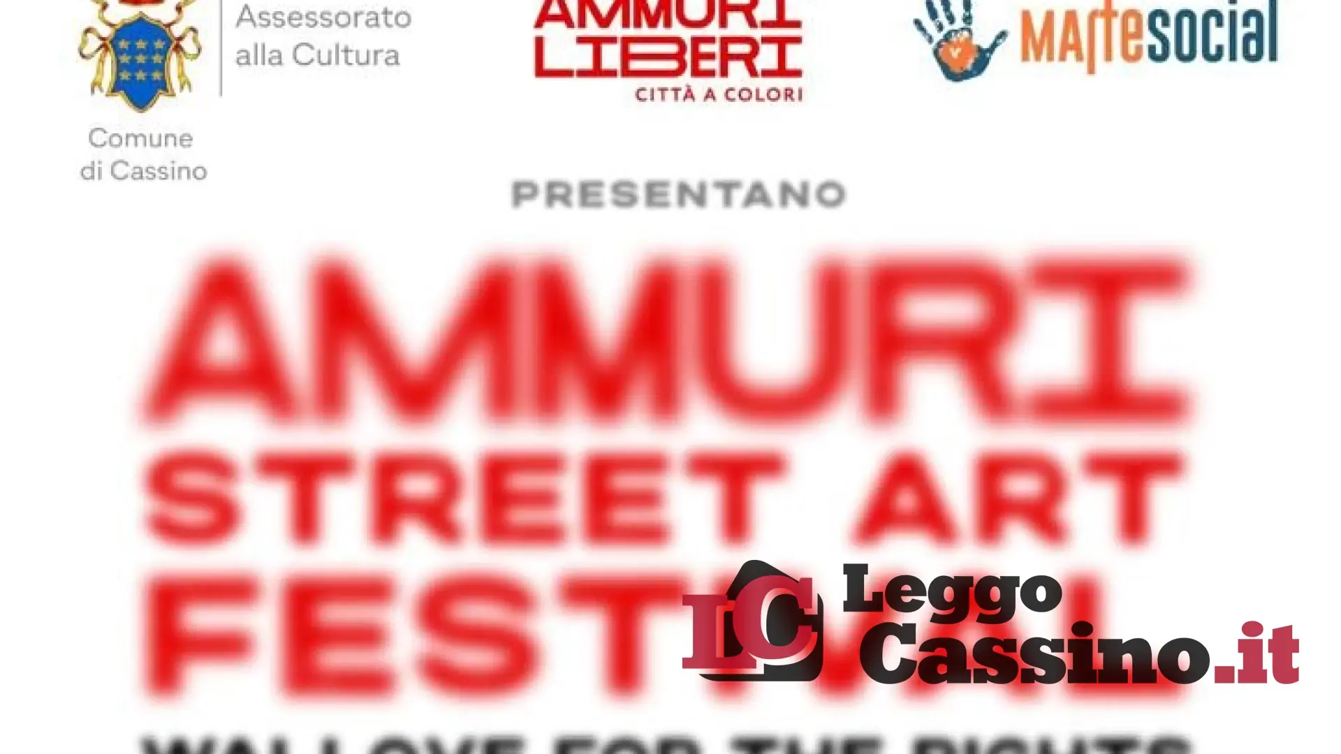 "Ammuri Liberi" colora la città di Cassino